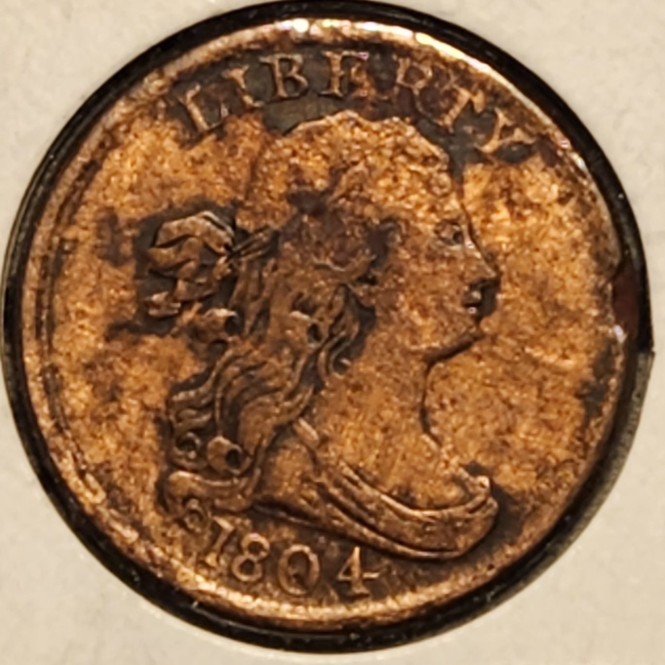 1804 Draped Bust Half Cent