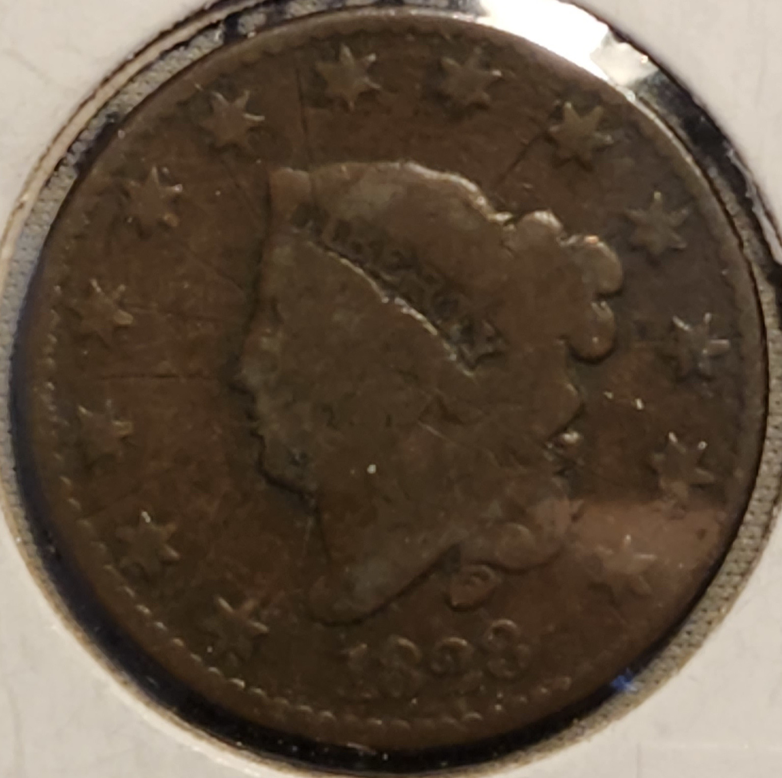 1828 Coronet Head Large Cent