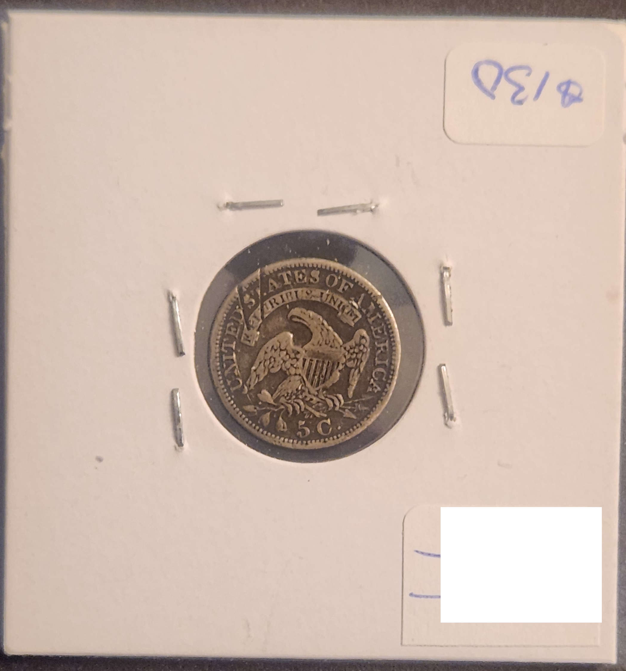 1830 Capped Bust Half Dime