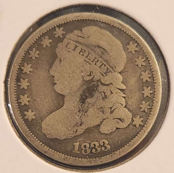 1833 Capped Bust Dime