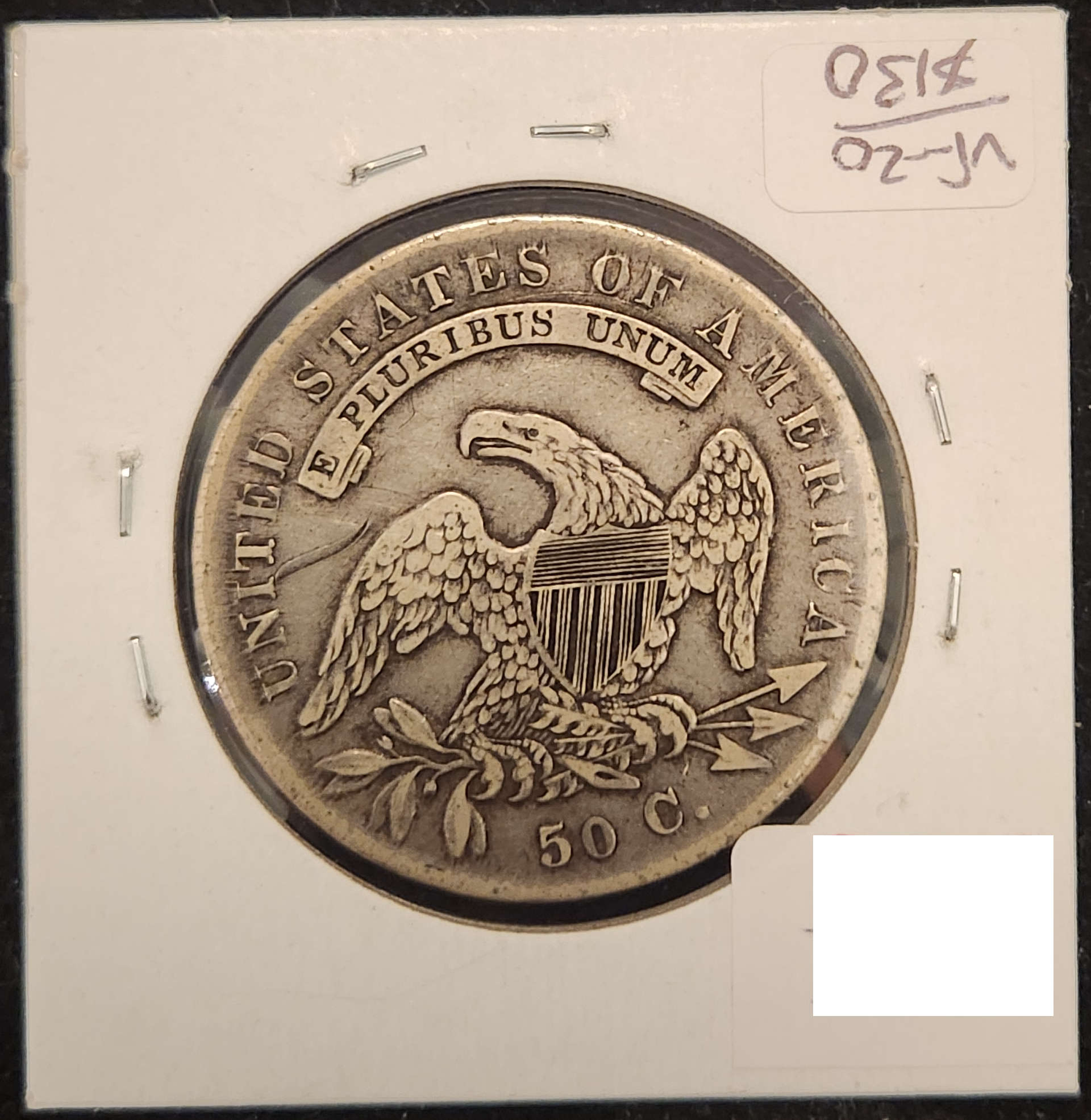1836 Capped Bust (Lettered Edge) Half Dollar