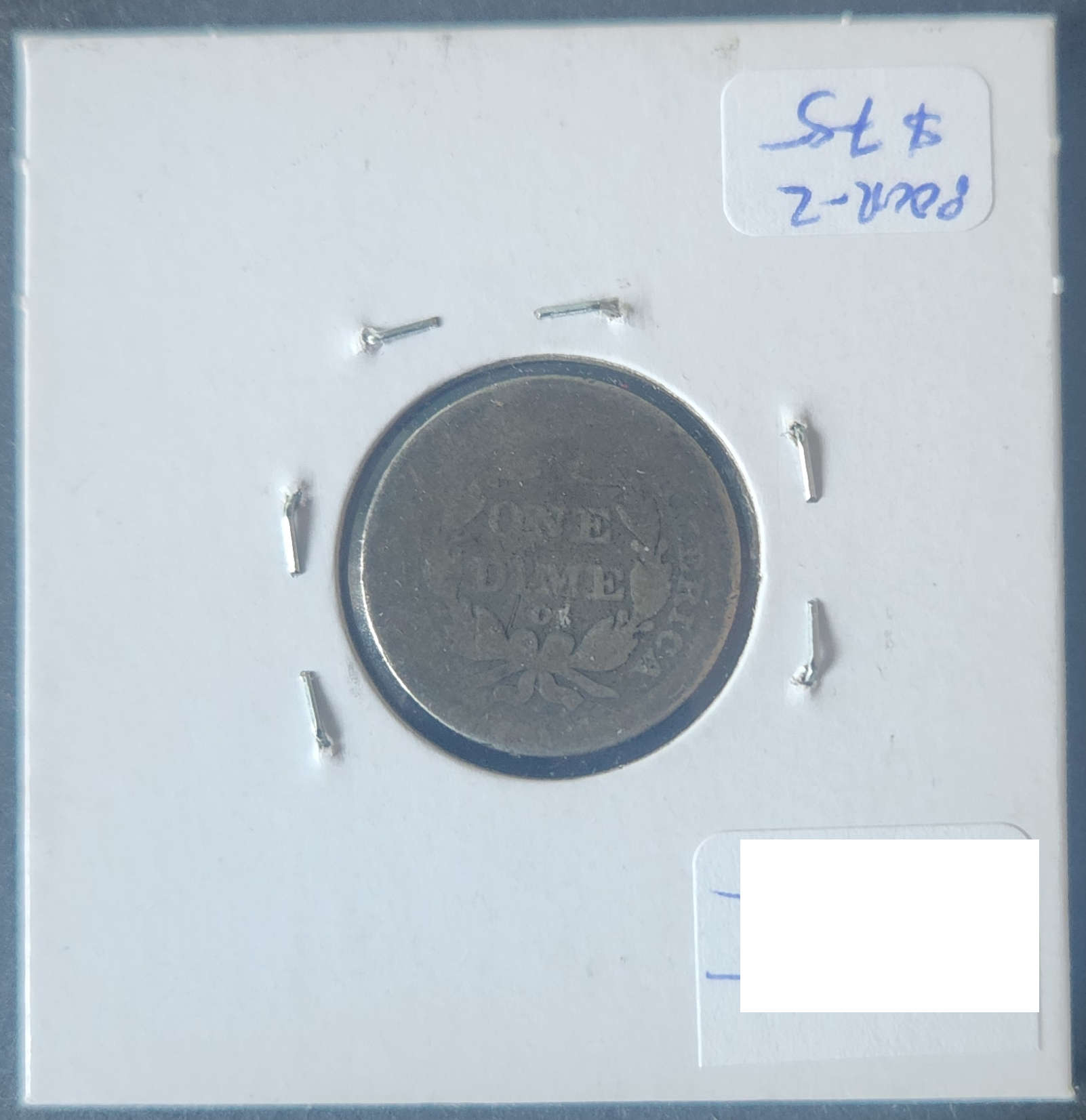1843O Seated Liberty Dime