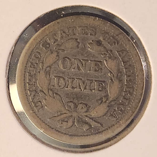 1849 Seated Liberty Dime