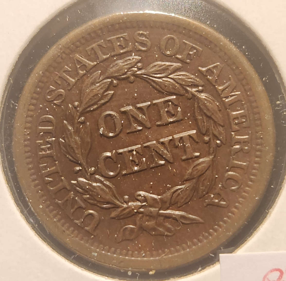 1856 Braided Hair Large Cent