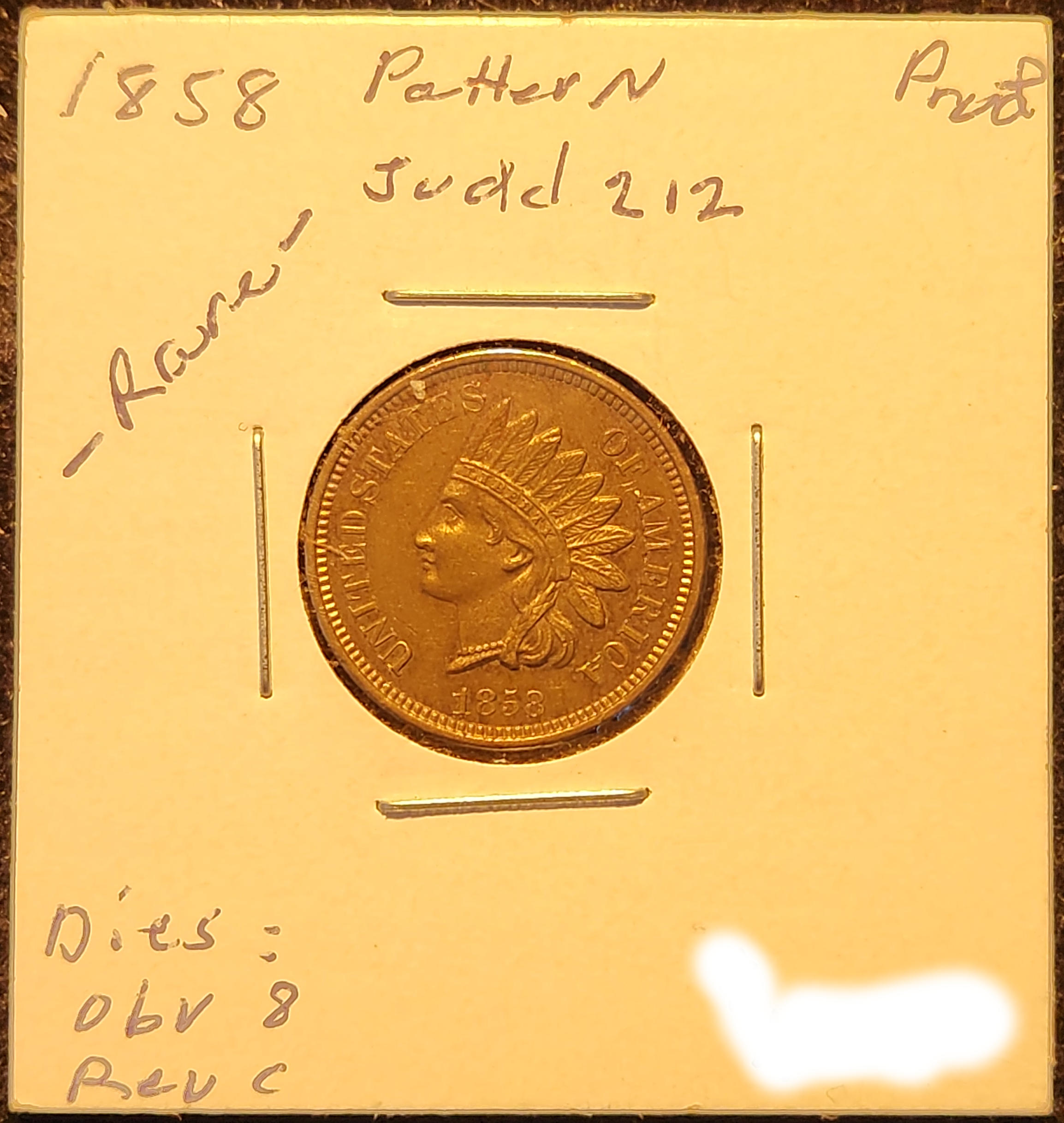 1858 Indian Head Cent