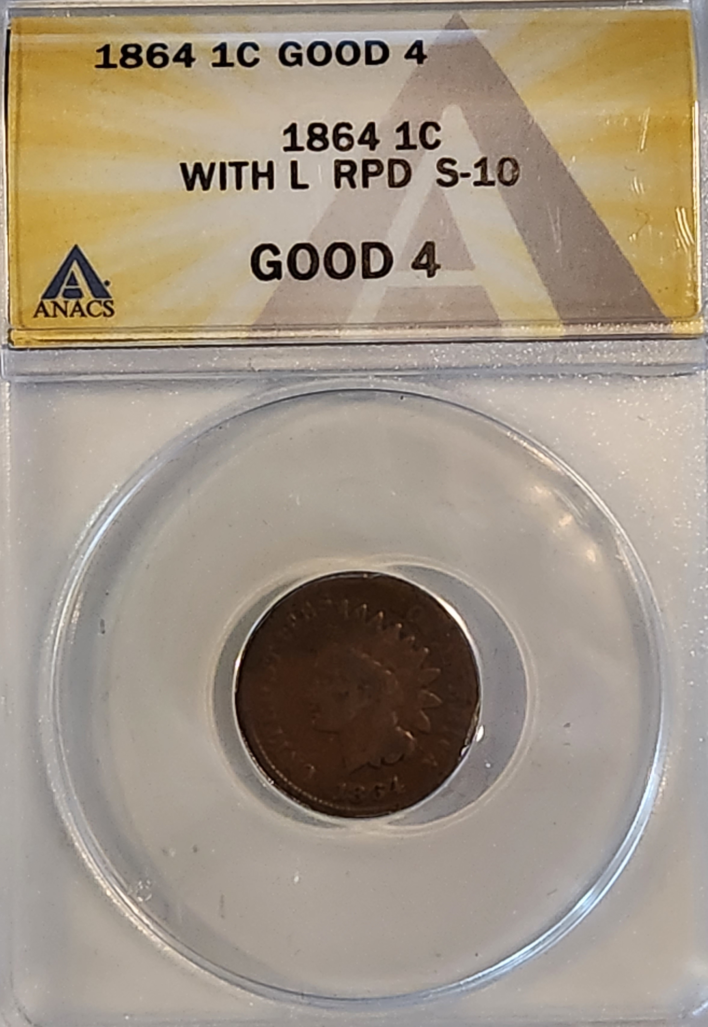 1864 Indian Head Cent