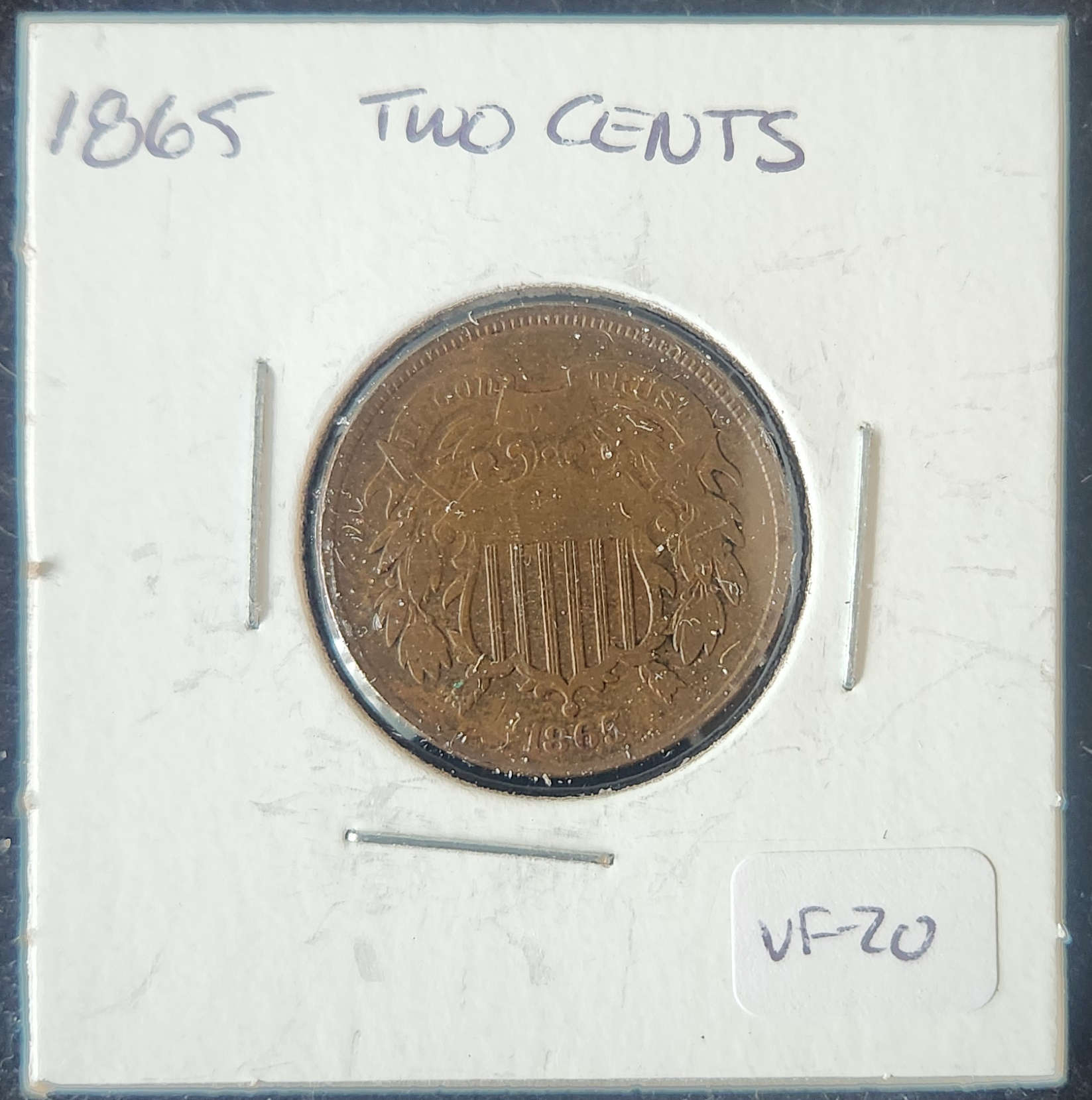 1865 Two Cent Piece