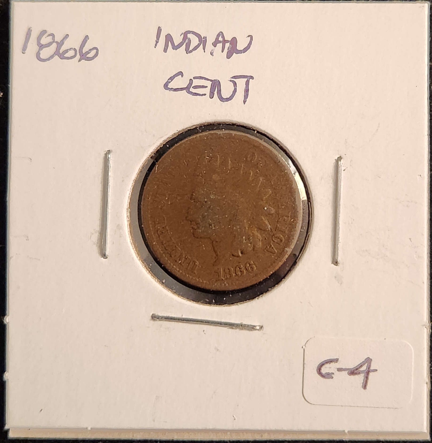 1866 Indian Head Cent