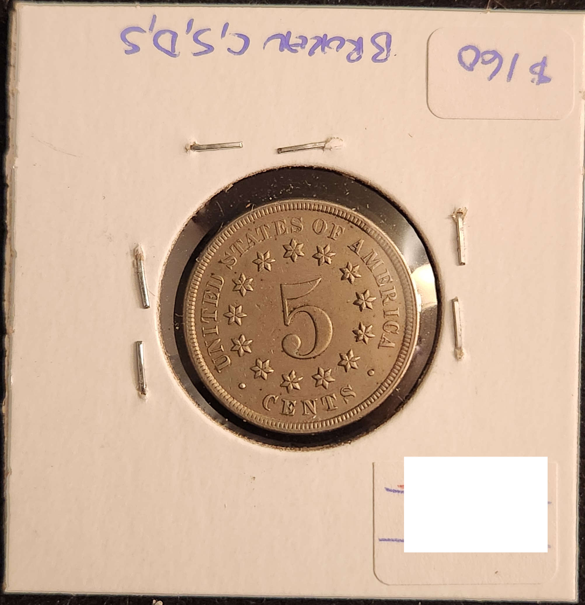 1868 Shield Nickel
