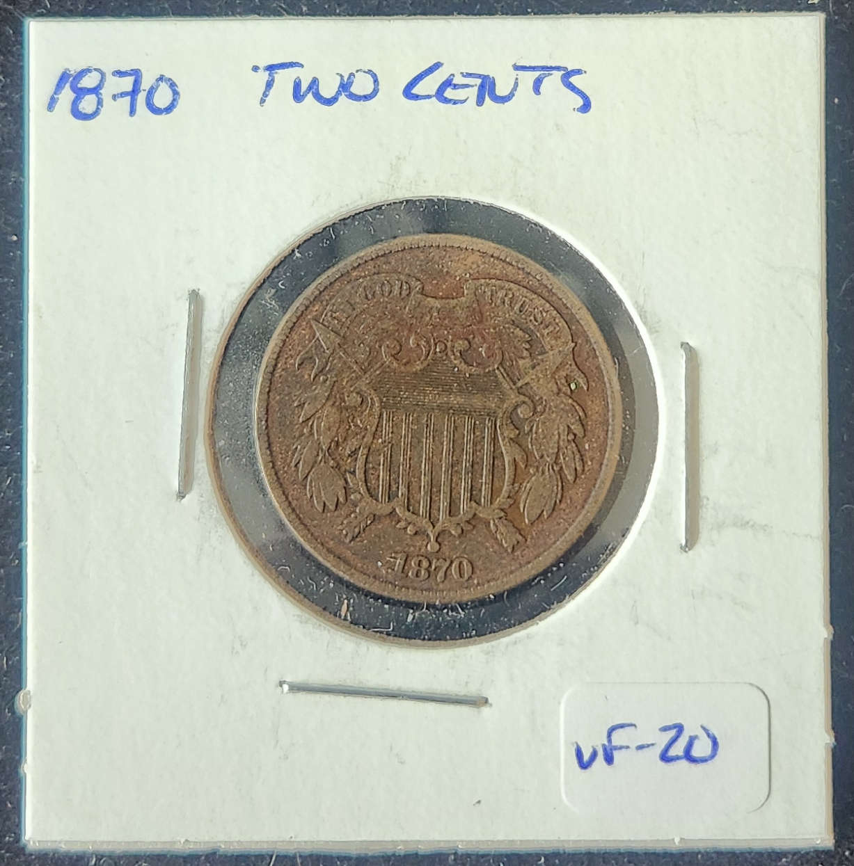 1870 Two Cent Piece