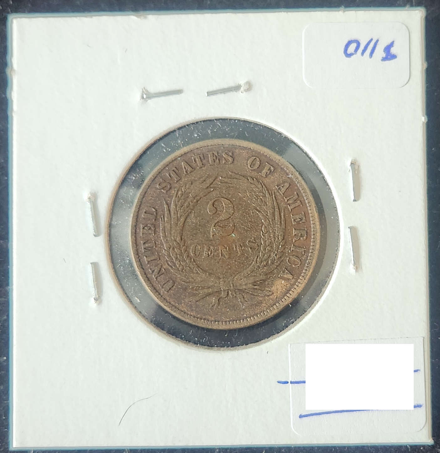 1870 Two Cent Piece