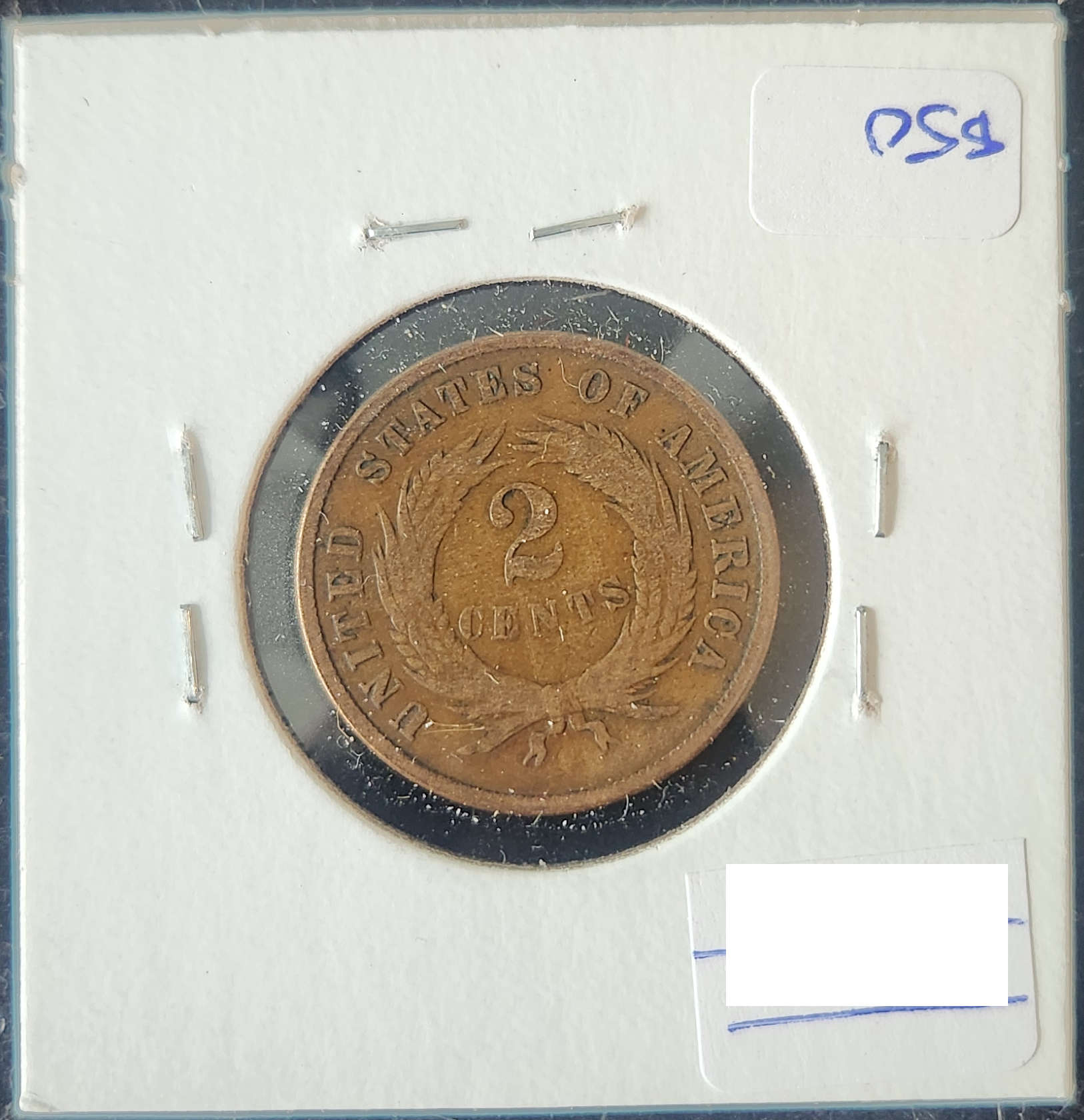 1870 Two Cent Piece