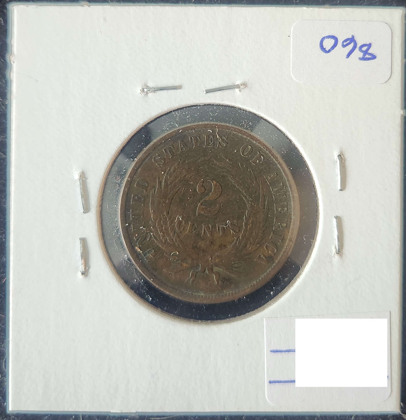 1870 Two Cent Piece