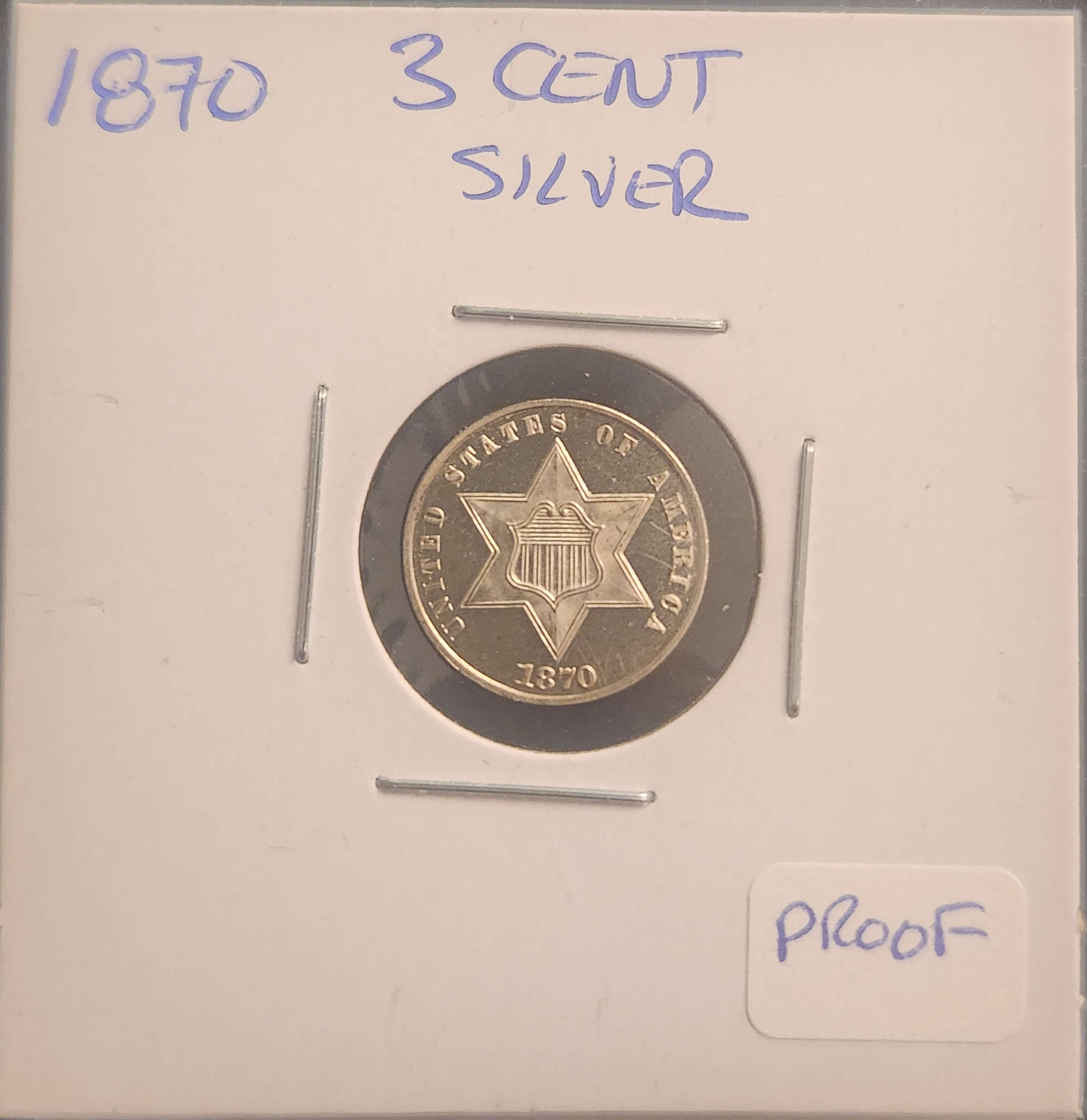 1870 Silver Three Cent Piece