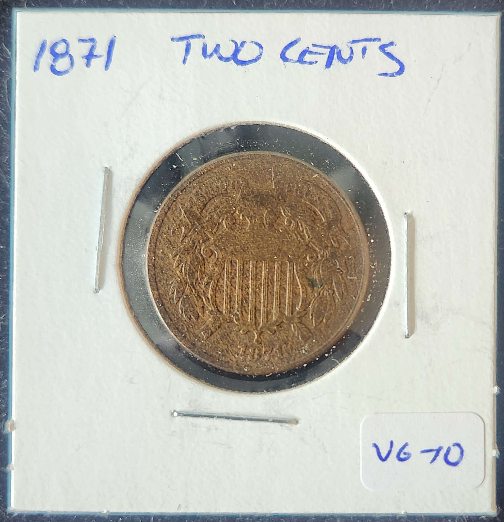 1871 Two Cent Piece