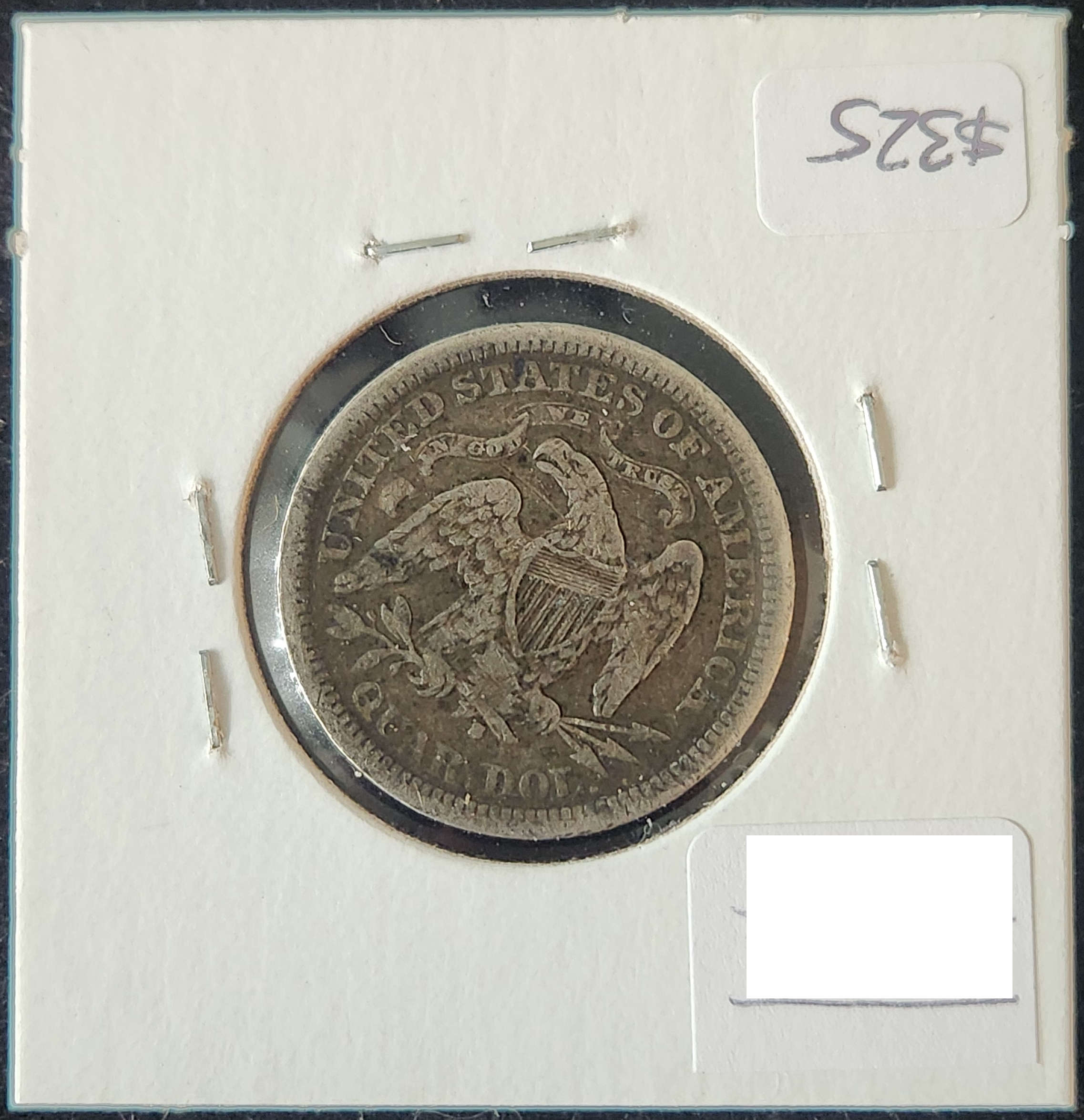 1873S Seated Liberty Quarter