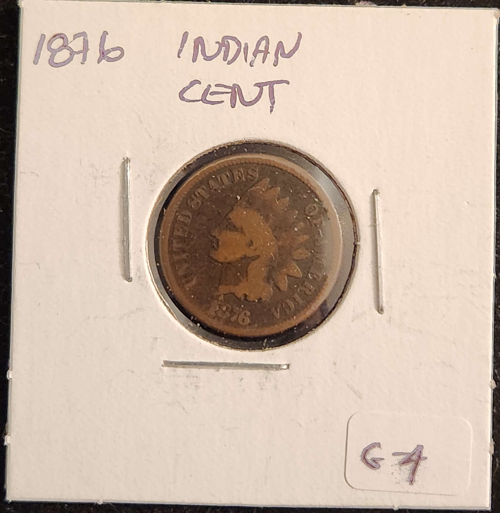 1876 Indian Head Cent