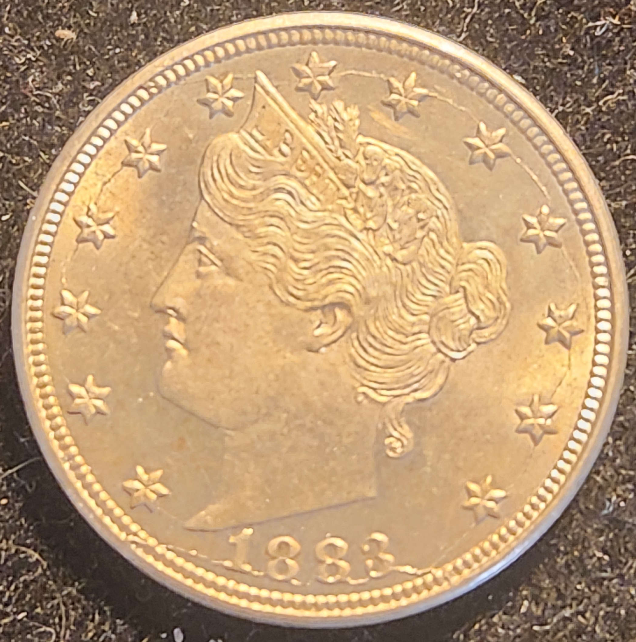 1883 V Nickel