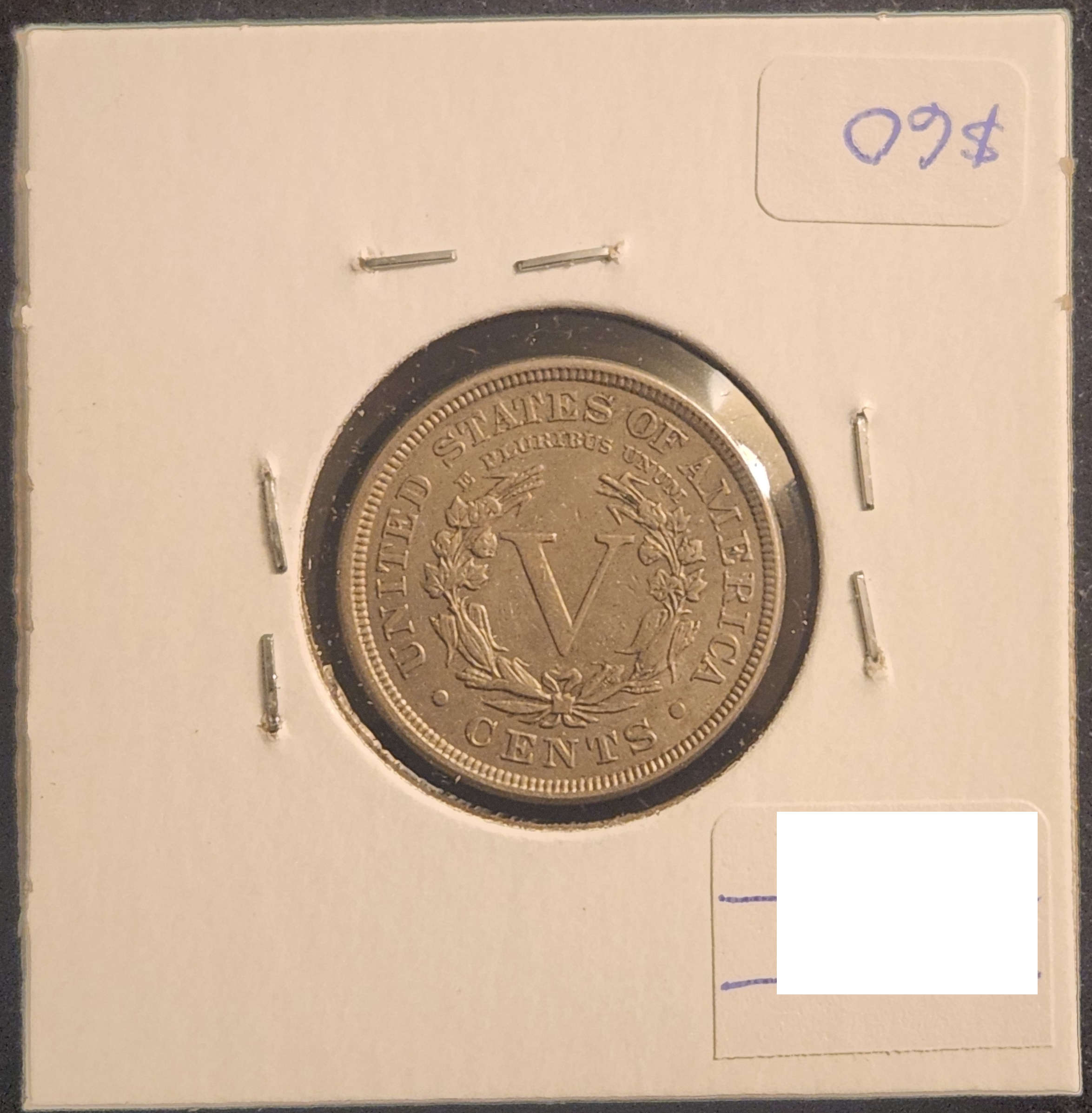 1892 V Nickel
