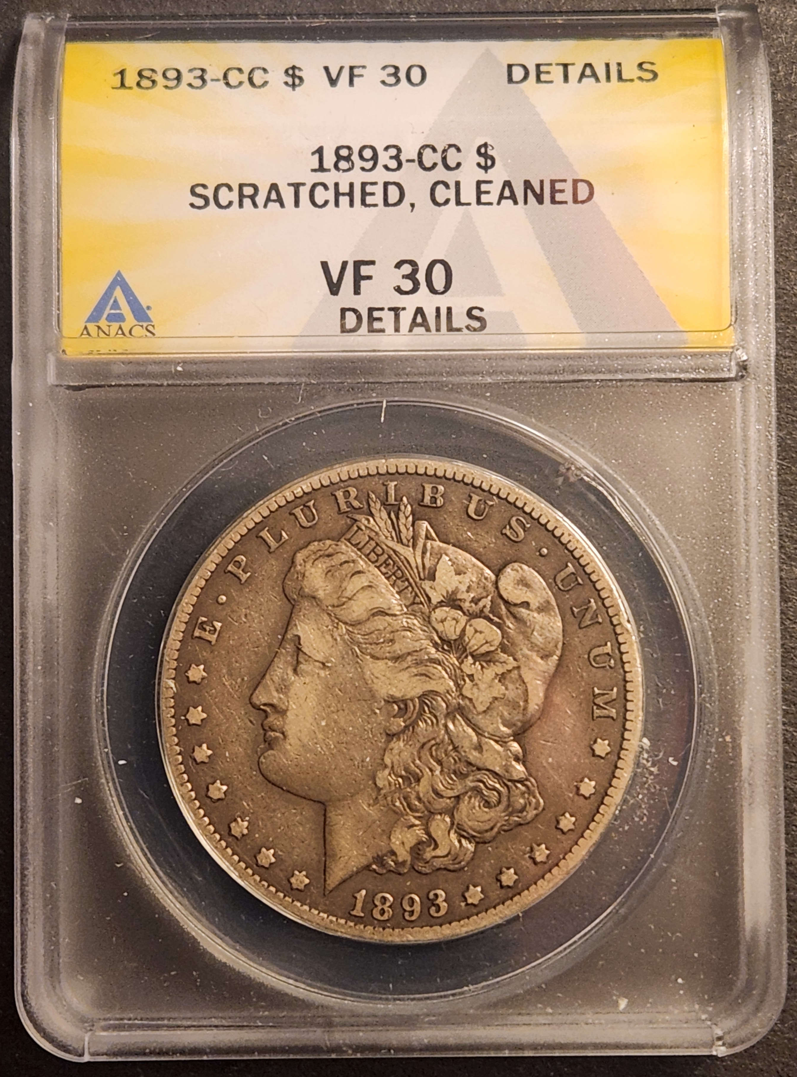 1893CC Morgan Dollar