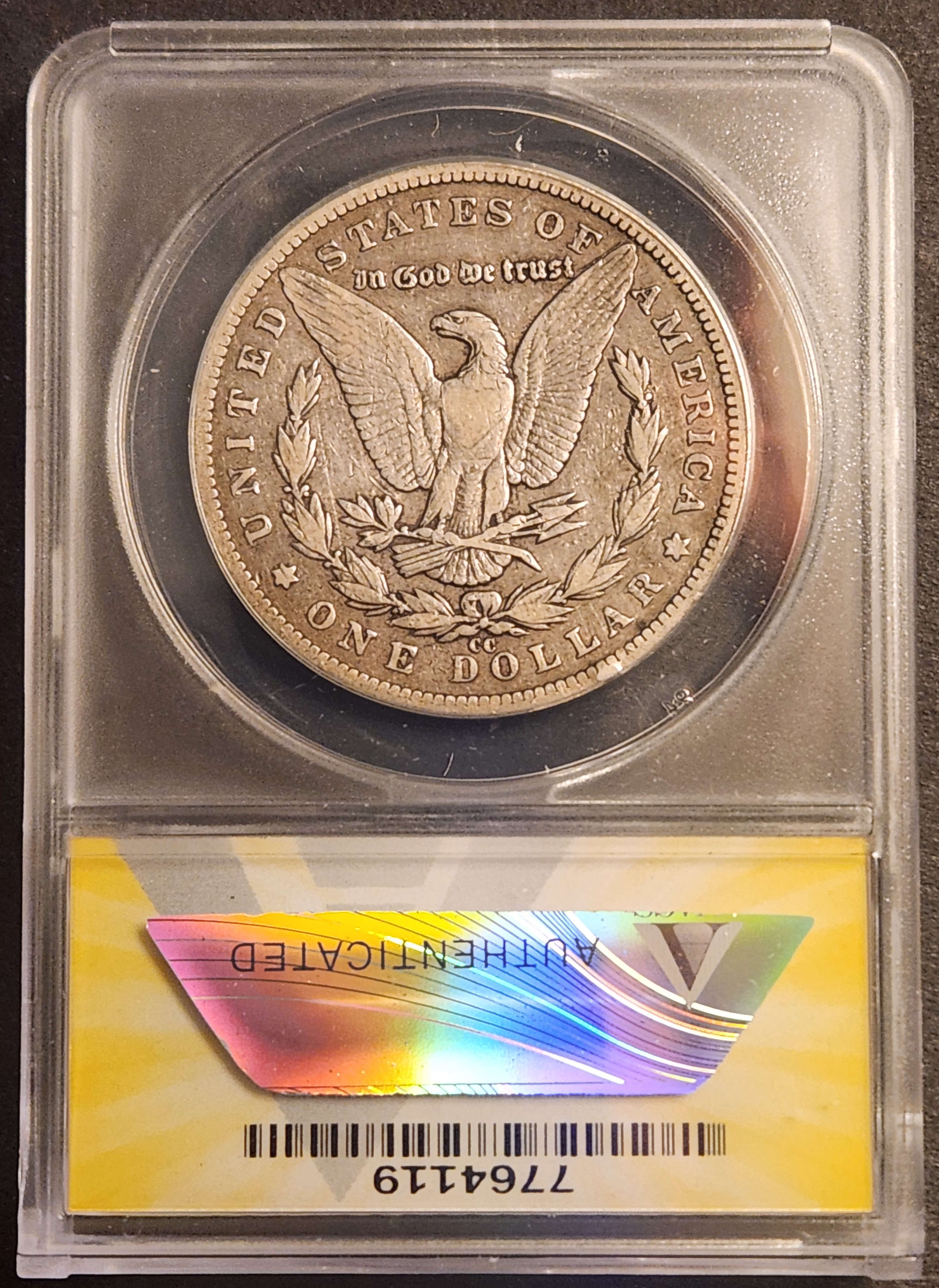 1893CC Morgan Dollar