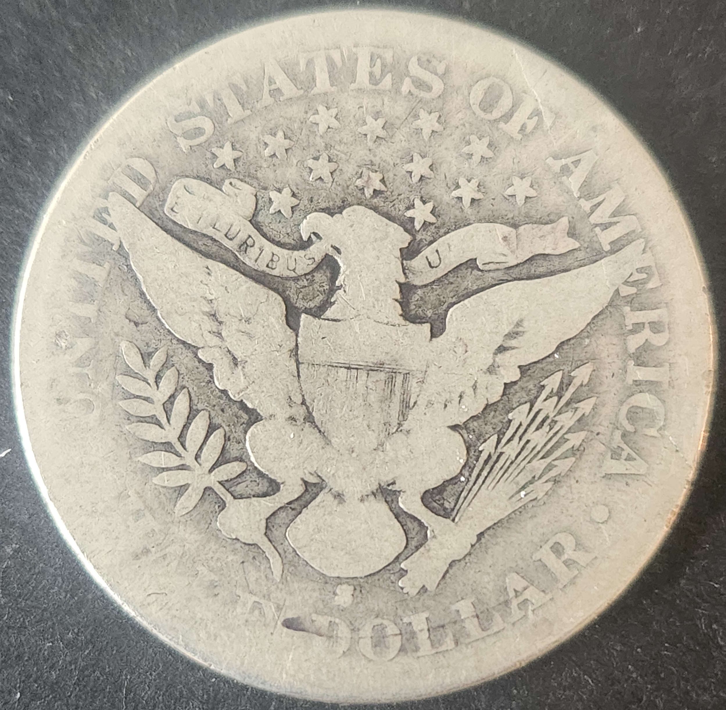 1897S Barber Half Dollar