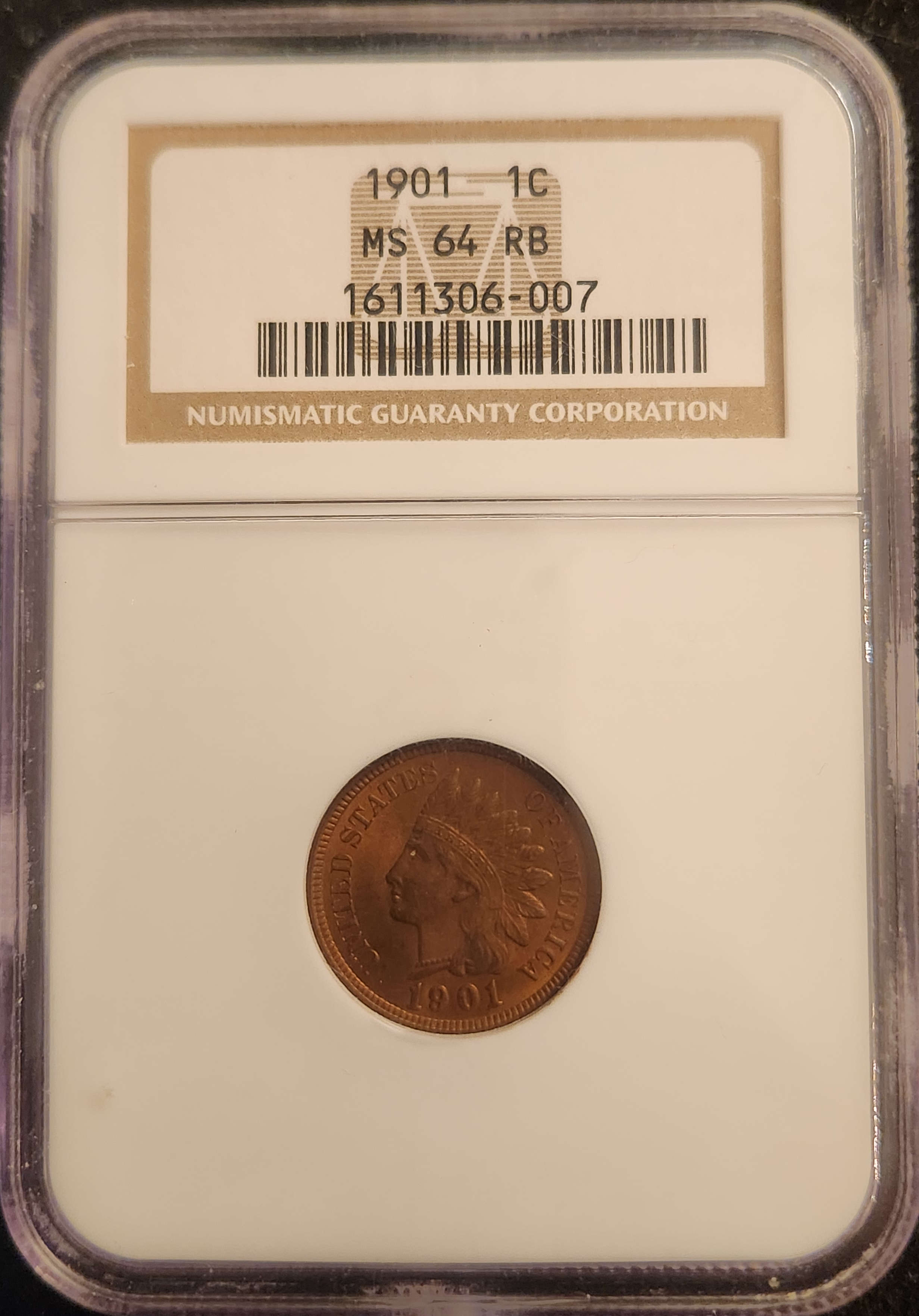 1901 Indian Head Cent