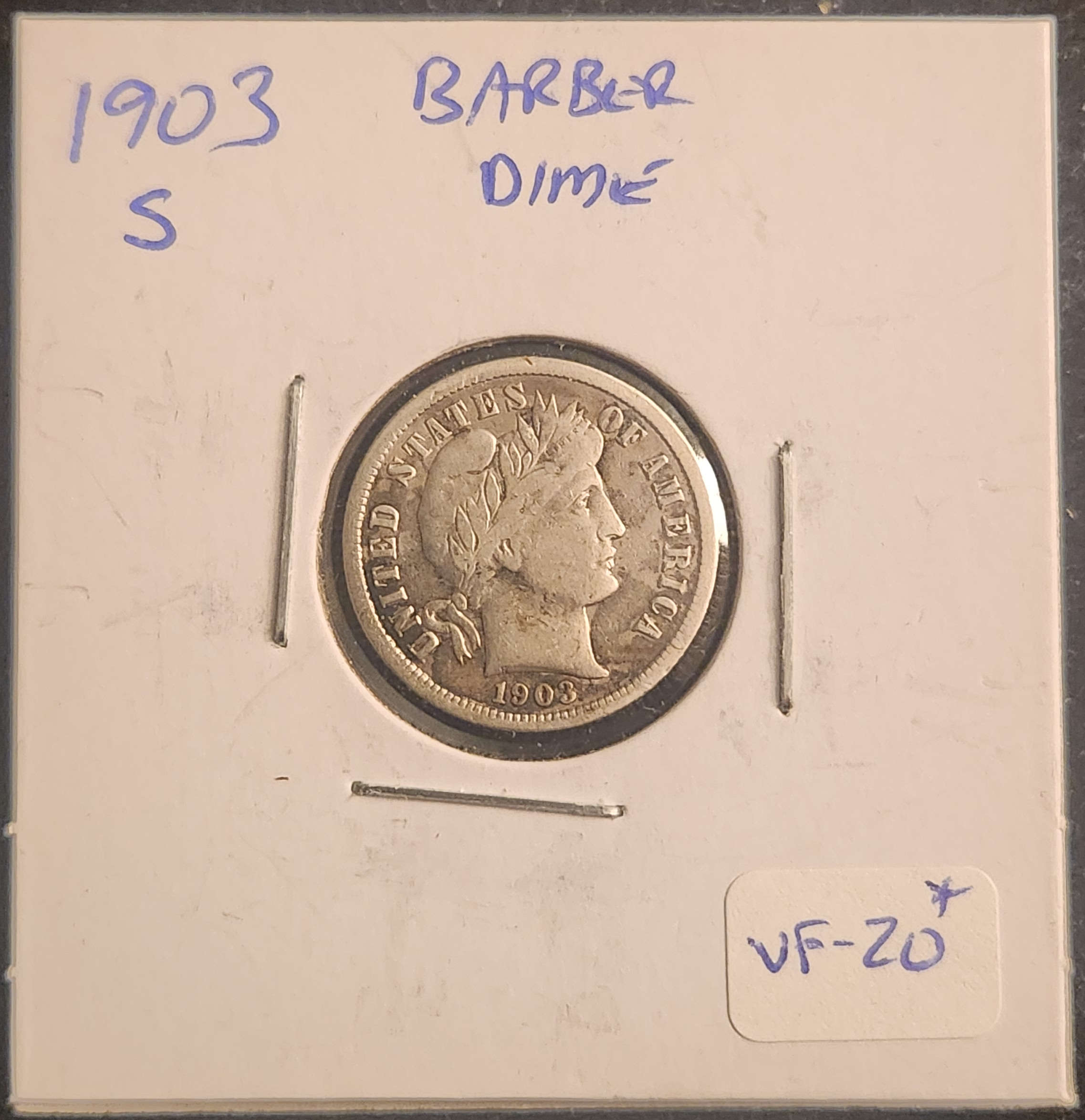 1903S Barber Dime