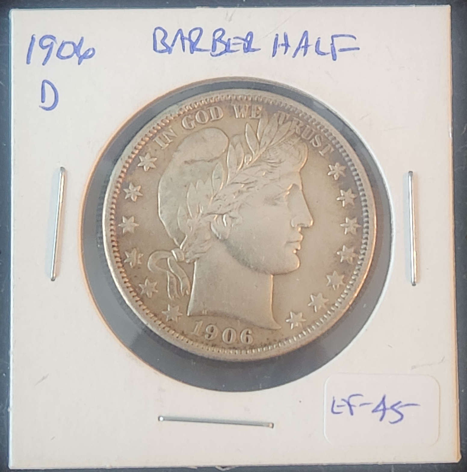 1906D Barber Half Dollar