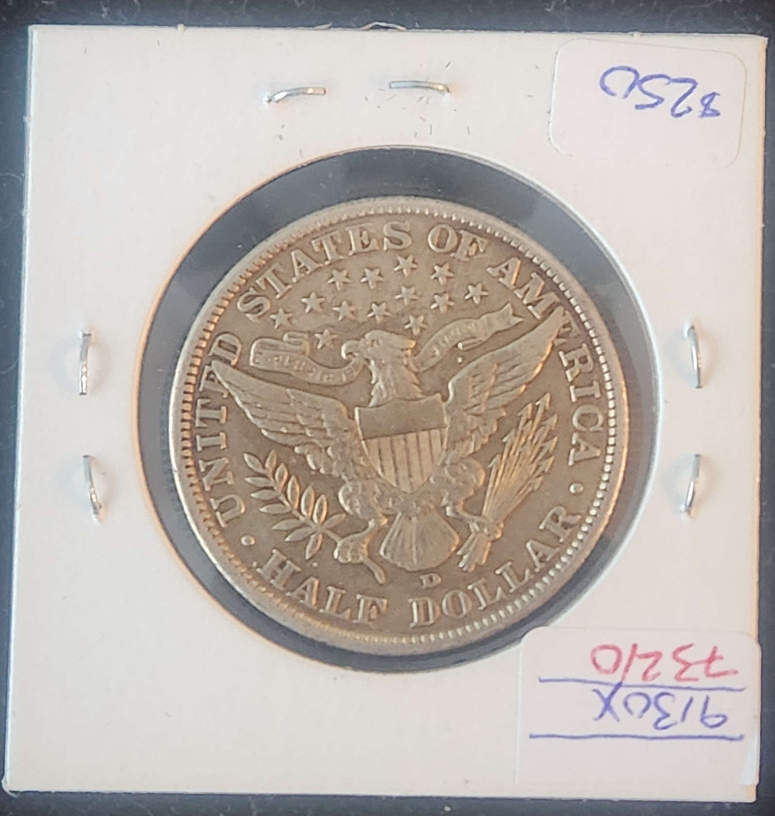 1906D Barber Half Dollar