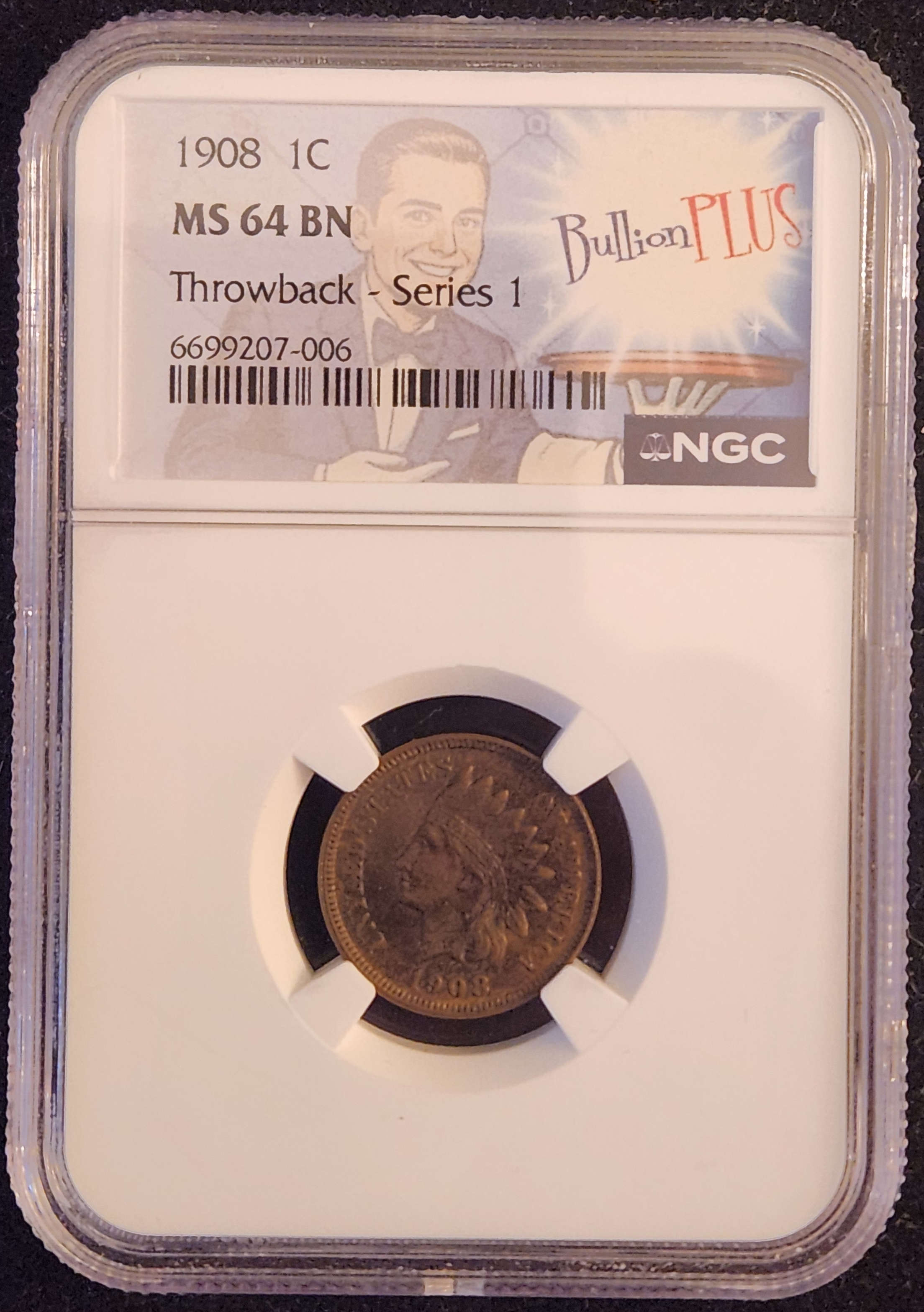 1908 Indian Head Cent