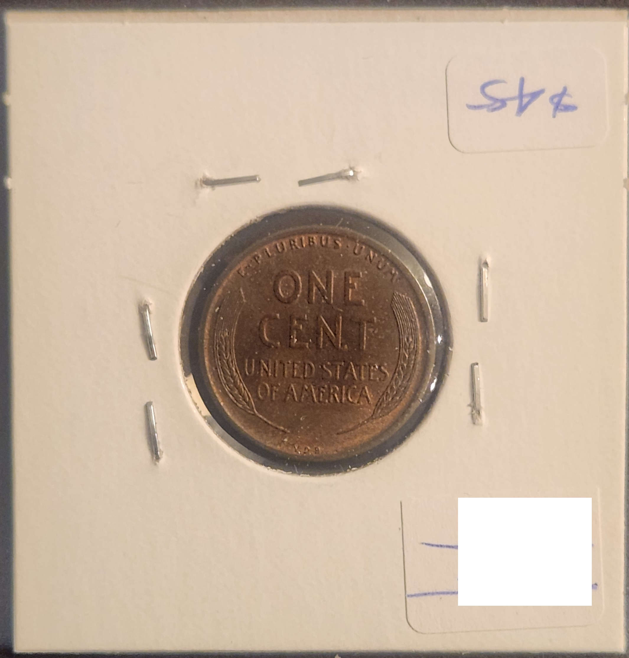 1909 Lincoln Wheat Cent