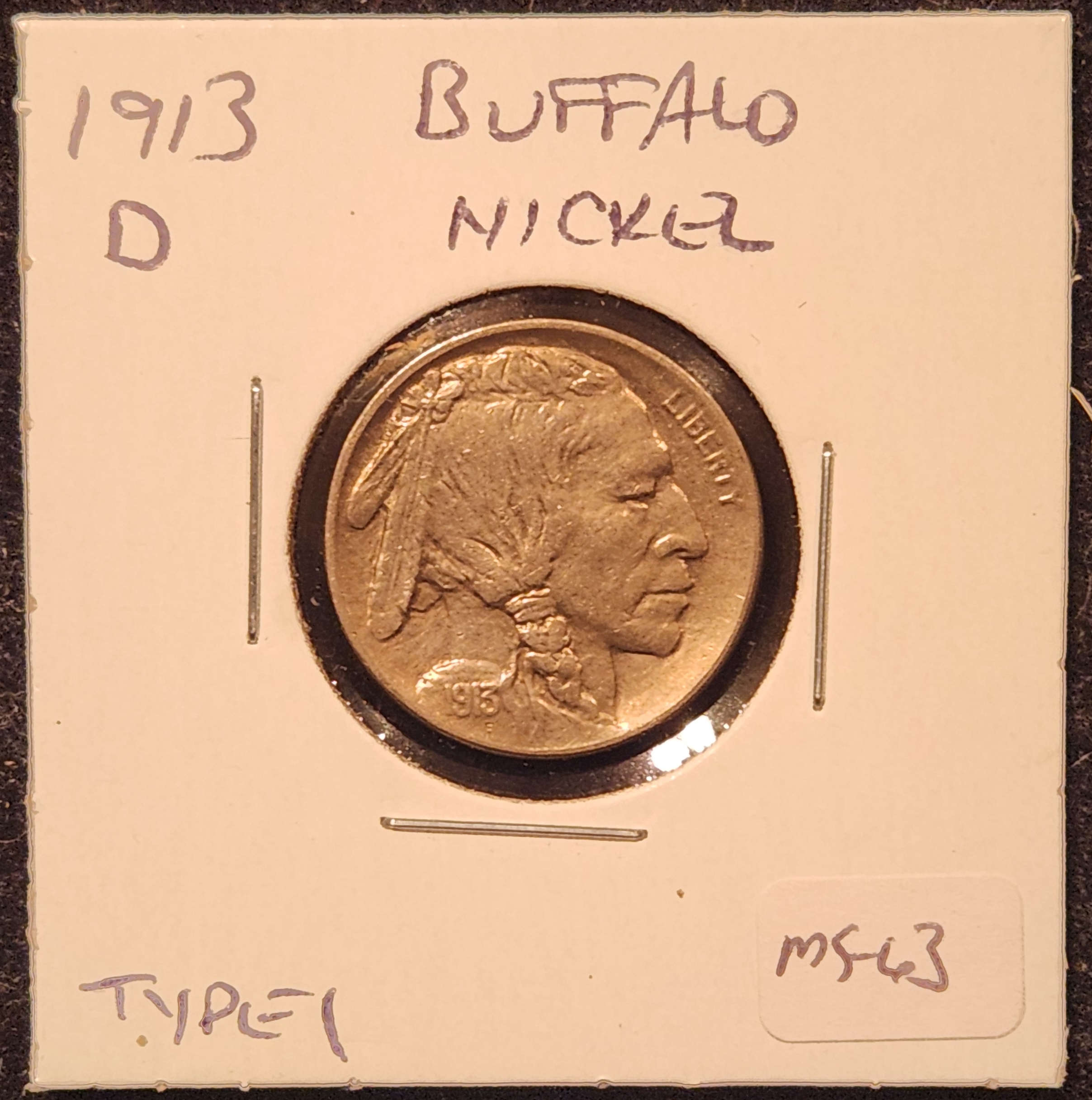 1913D Buffalo Nickel