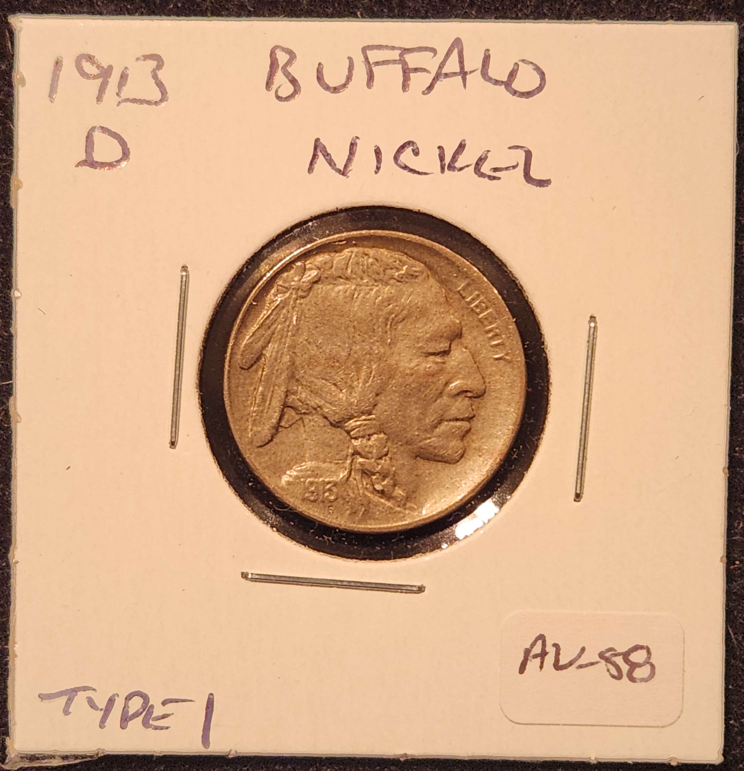 1913D Buffalo Nickel