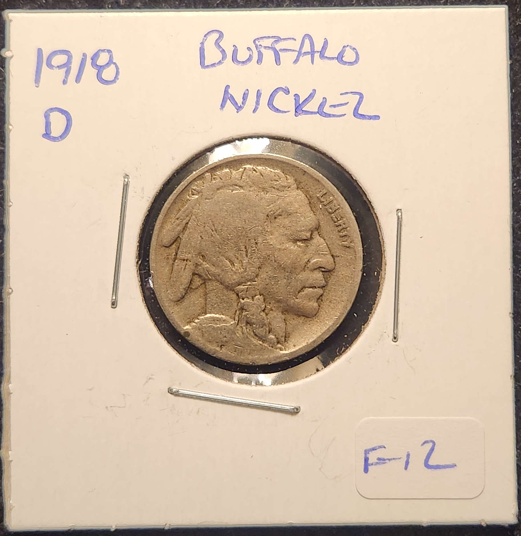 1918D Buffalo Nickel