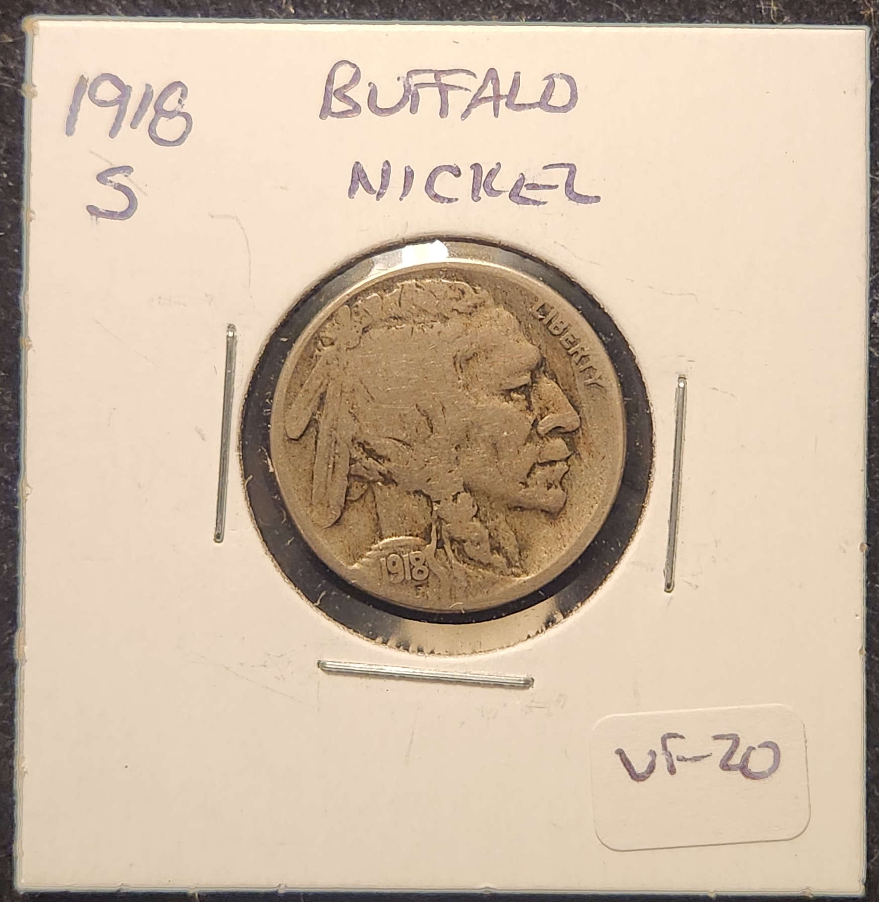 1918S Buffalo Nickel