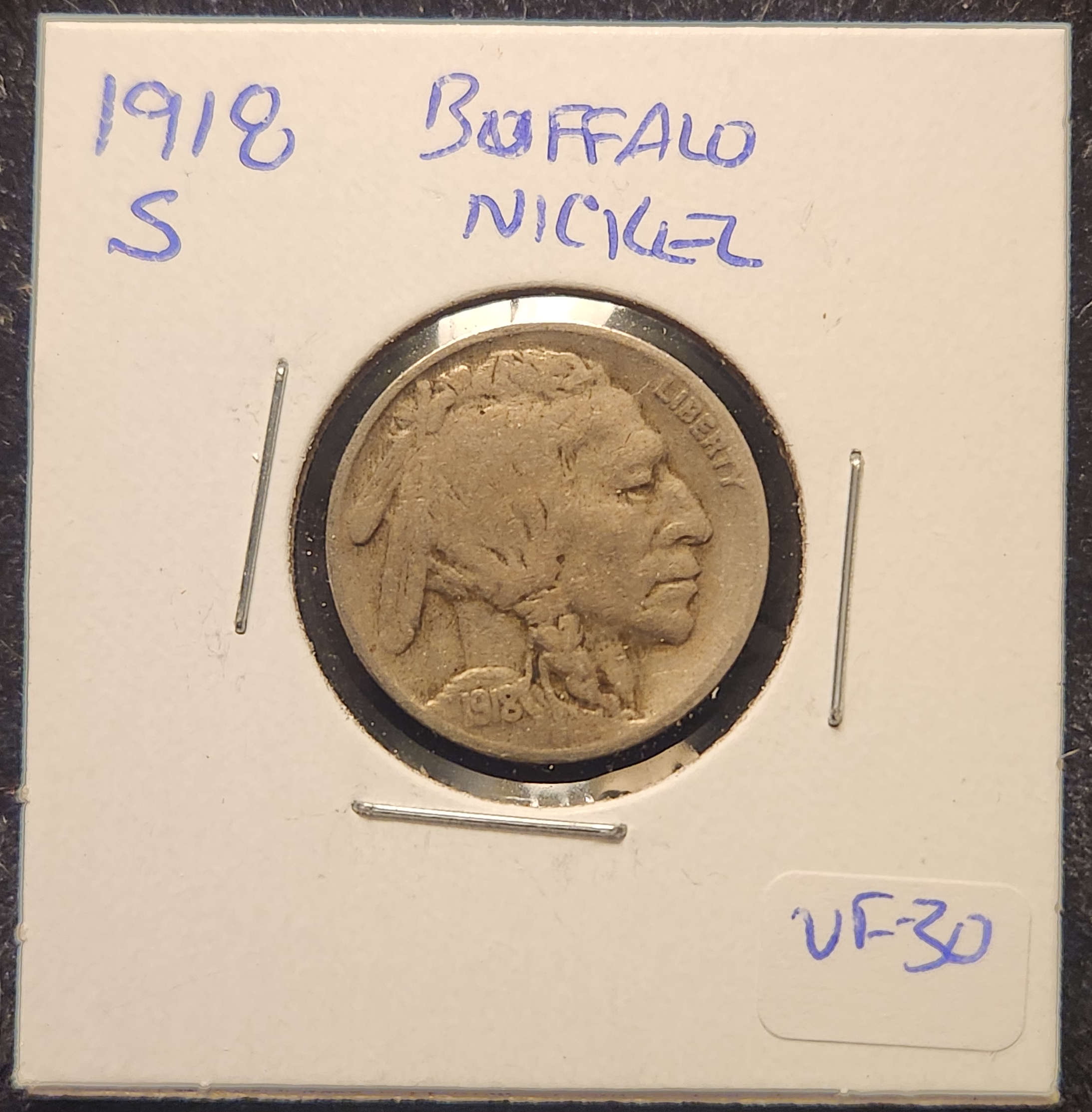 1918S Buffalo Nickel
