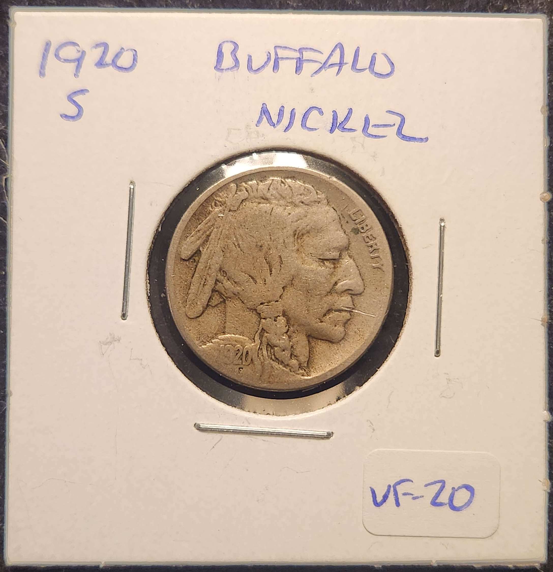 1921S Buffalo Nickel