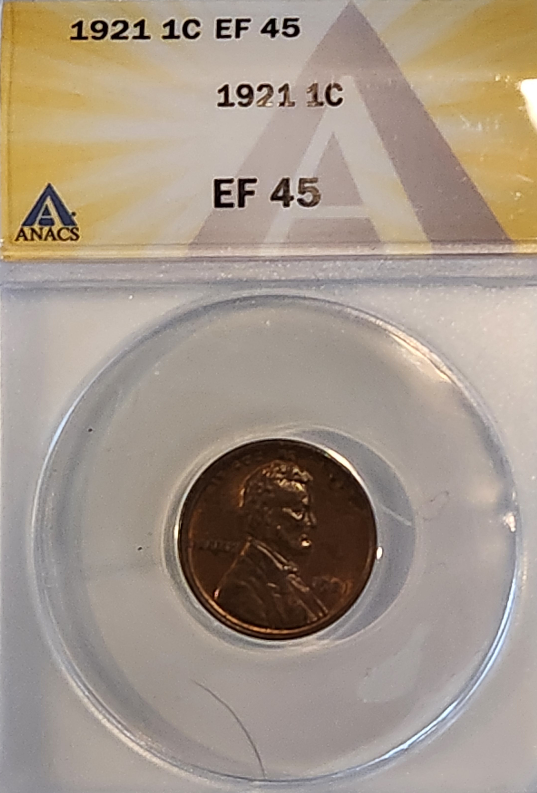 1921 Lincoln Wheat Cent