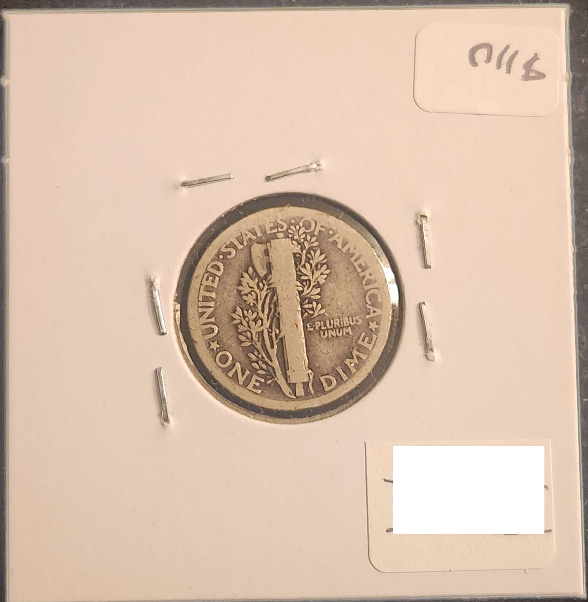 1921 Mercury Dime