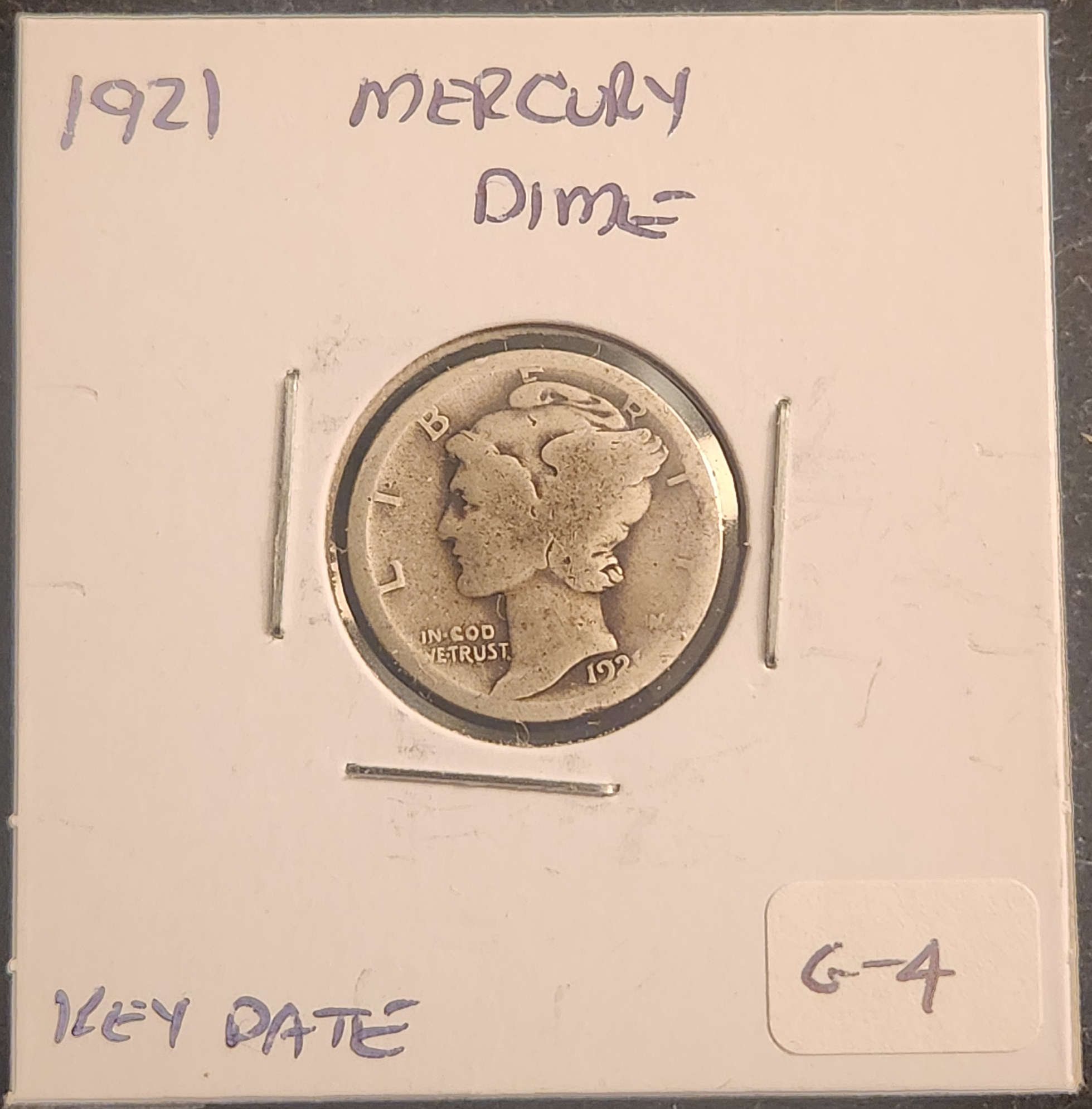 1921 Mercury Dime