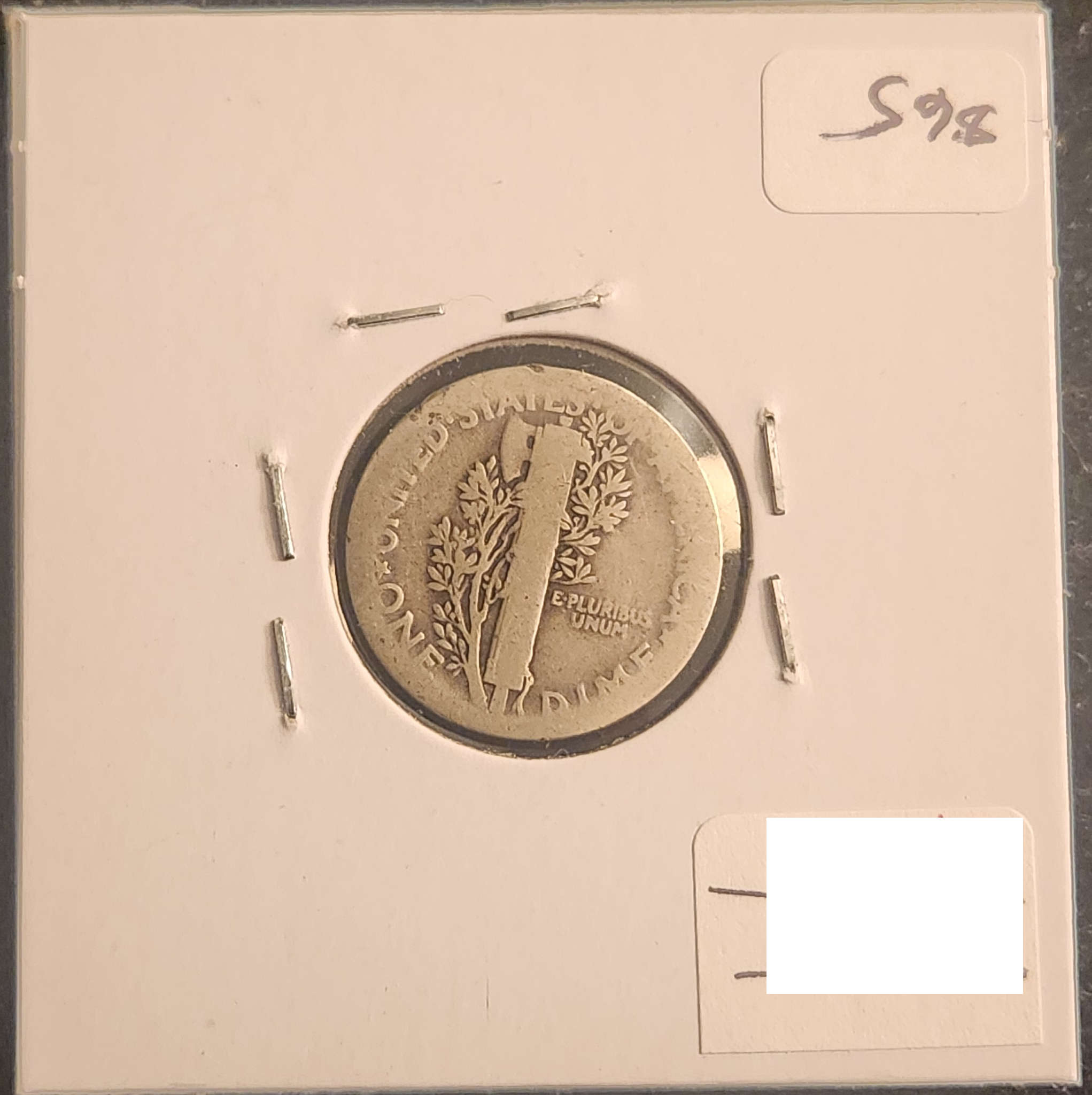 1921 Mercury Dime