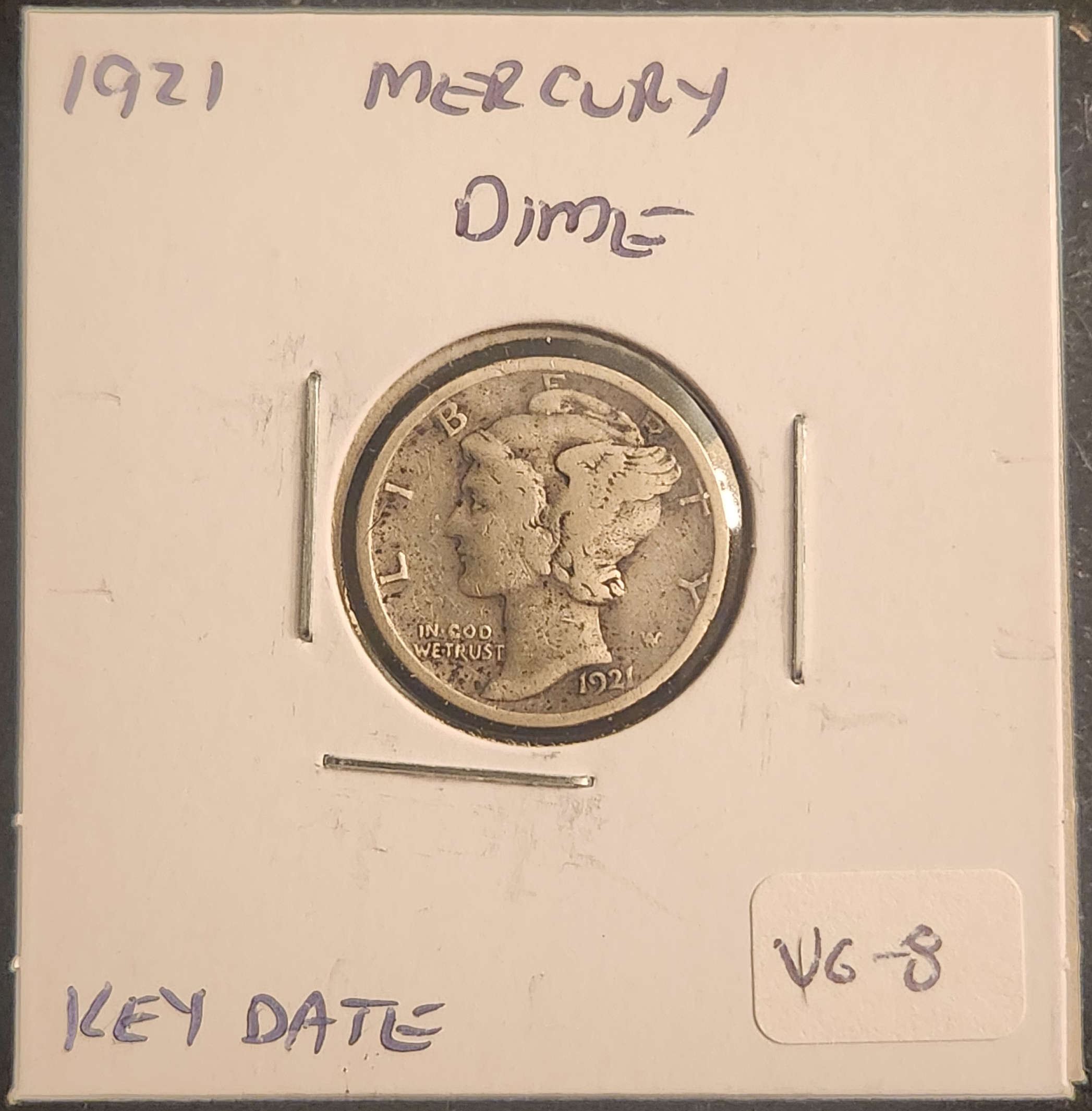 1921 Mercury Dime