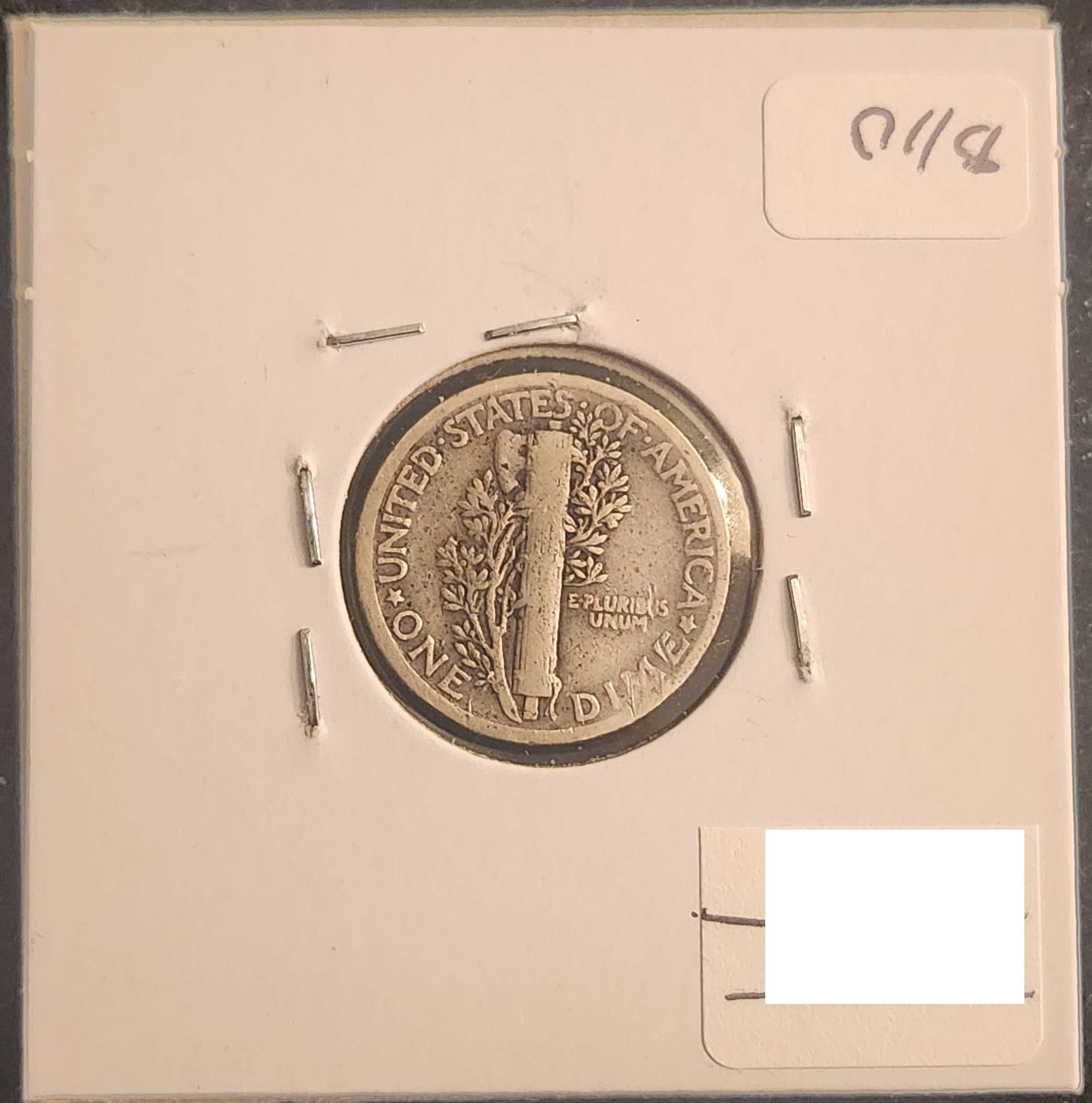 1921 Mercury Dime