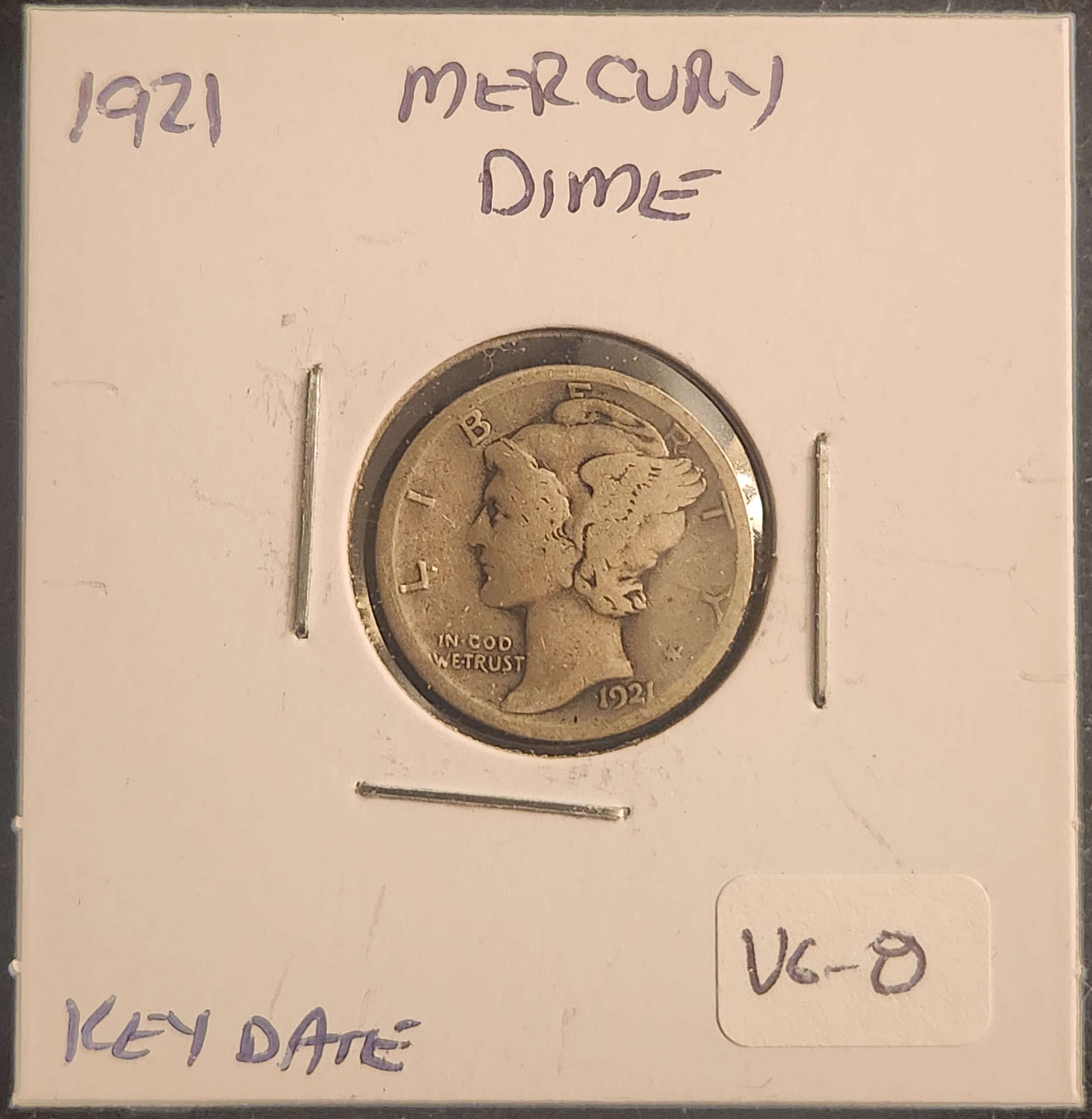 1921 Mercury Dime