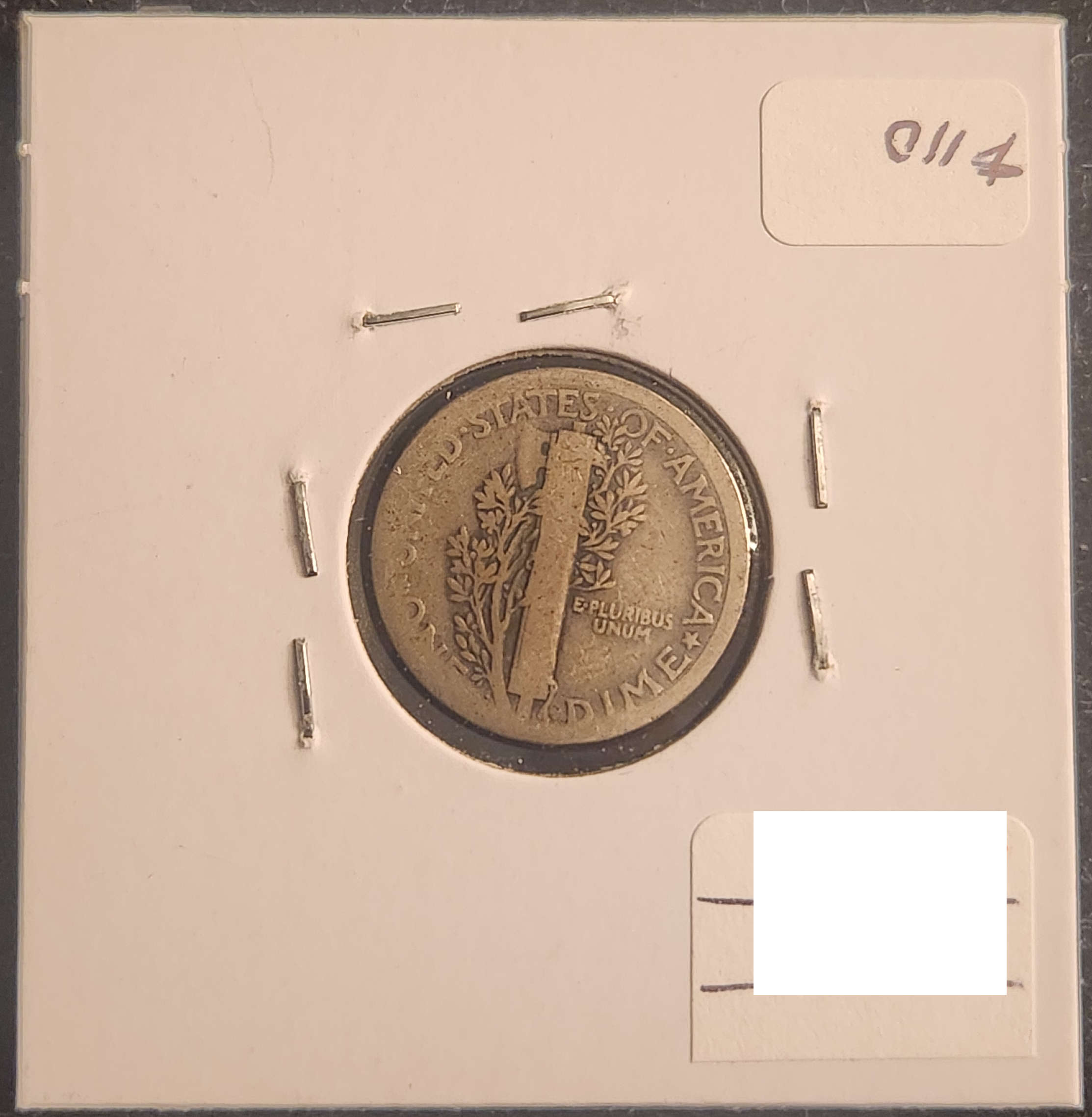 1921 Mercury Dime