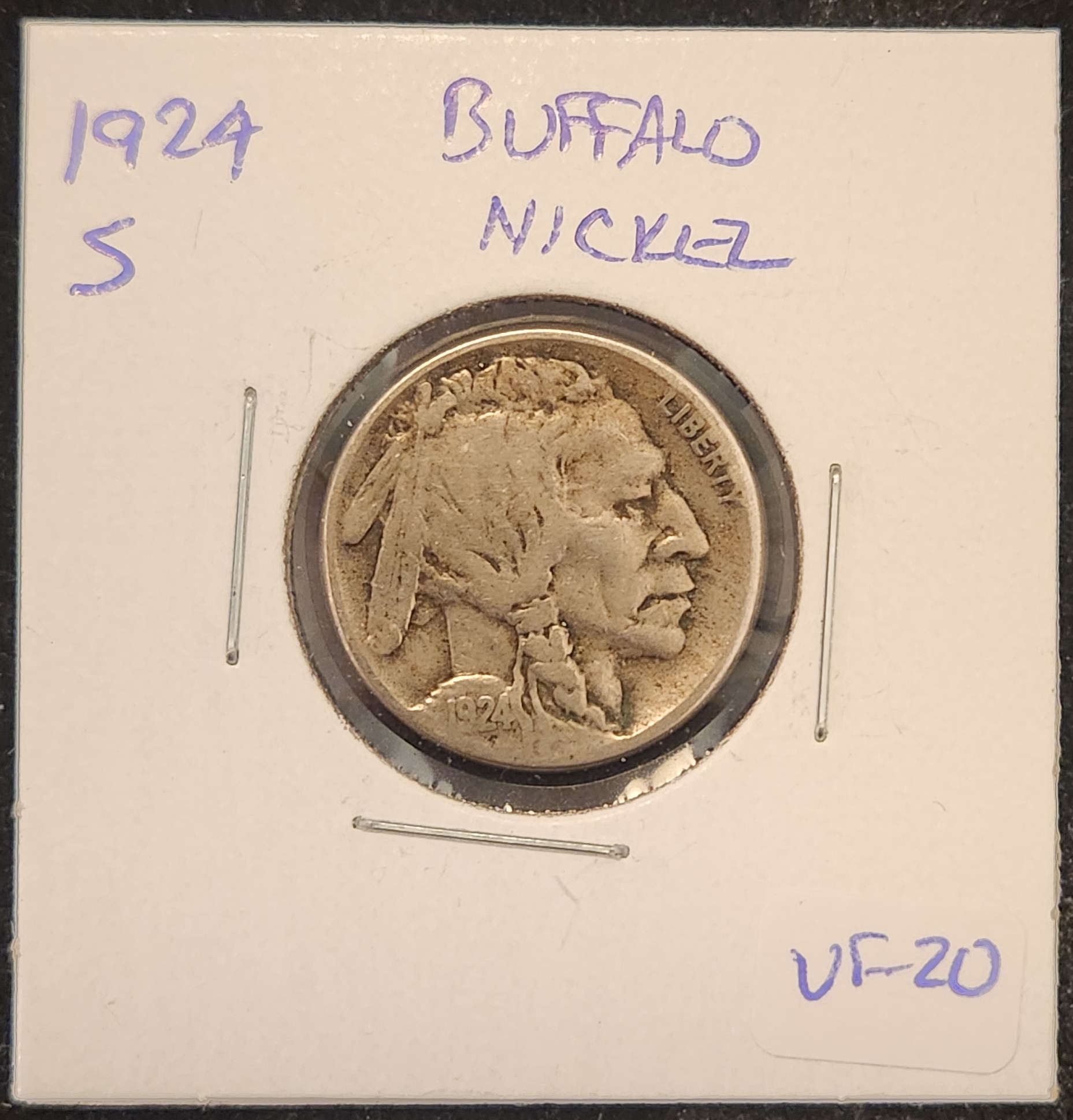 1924S Buffalo Nickel