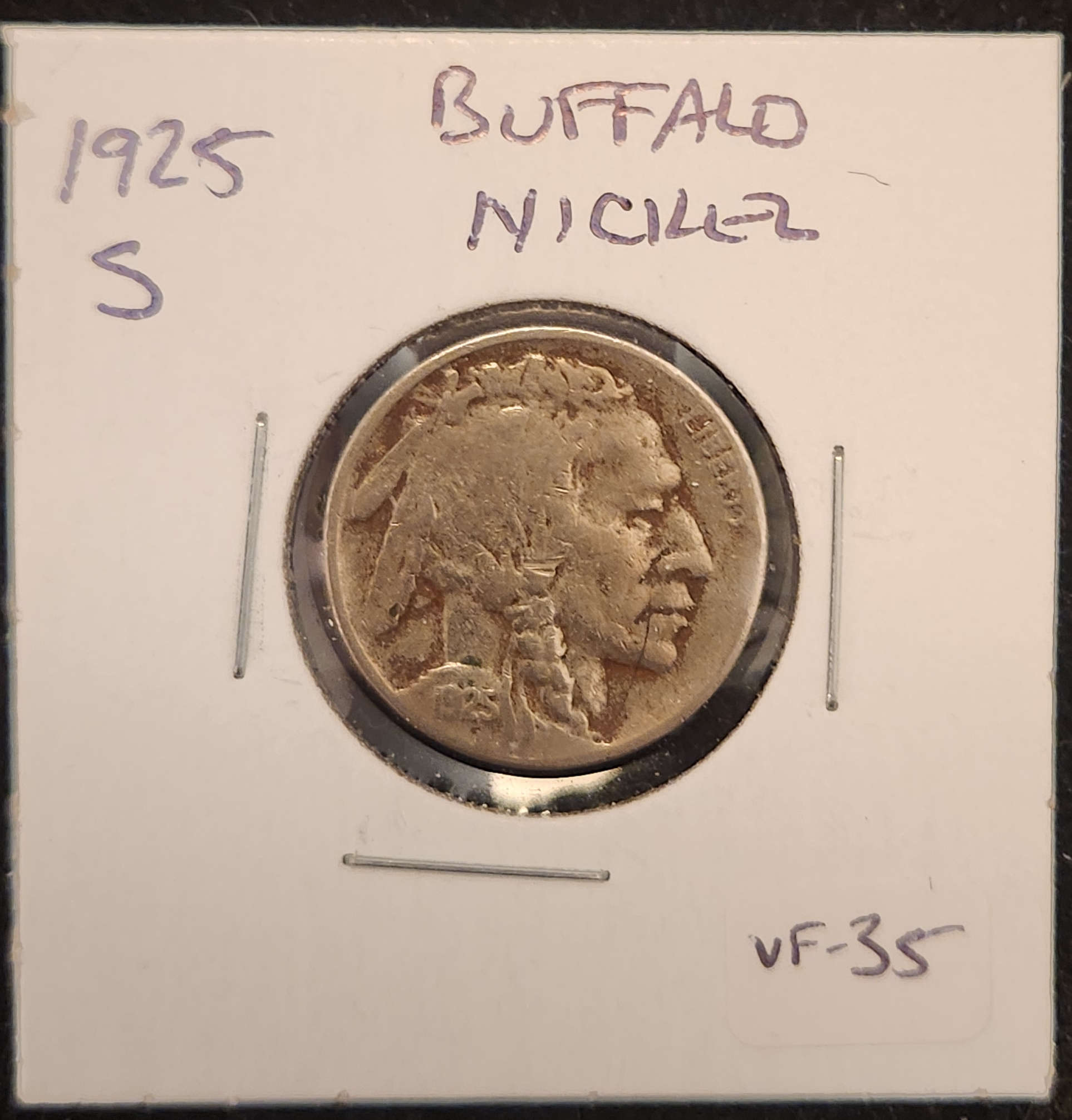 1925S Buffalo Nickel