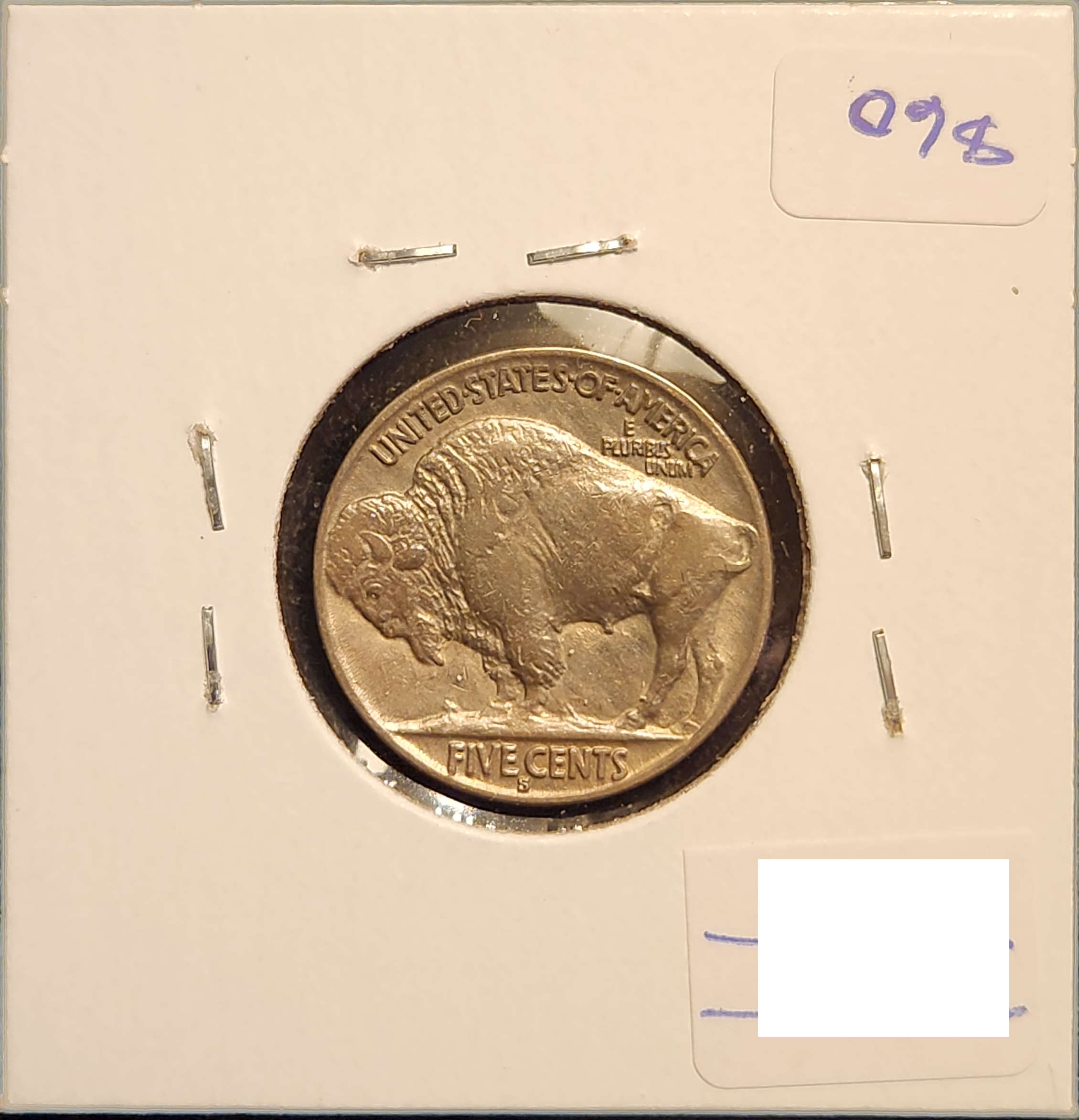 1931S Buffalo Nickel