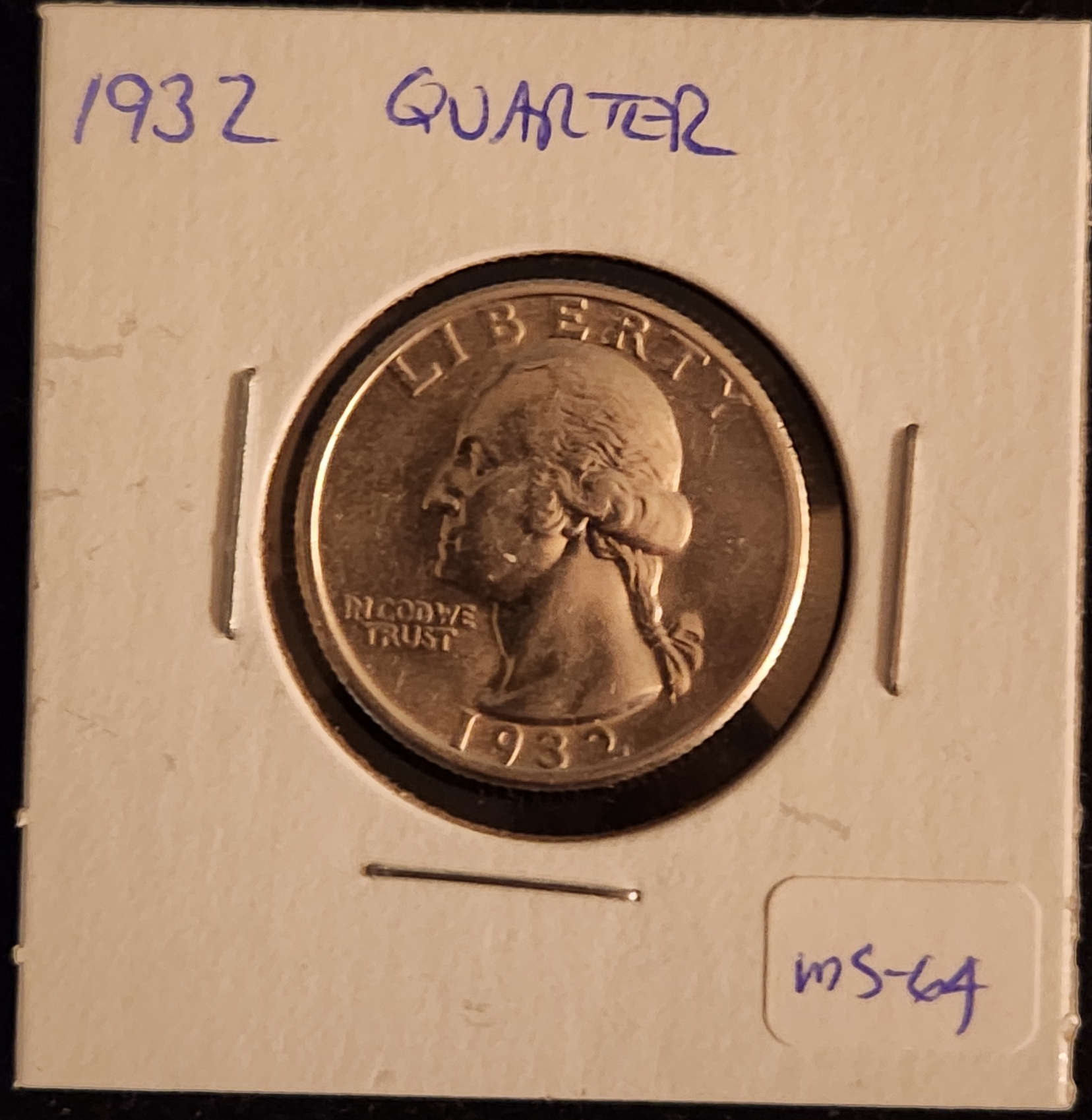 1932 Washington - Silver Quarter